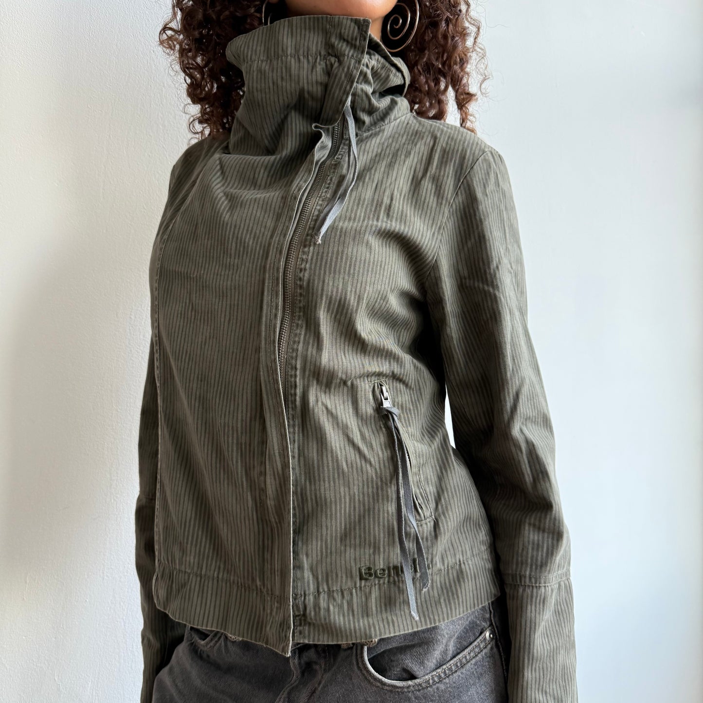 Khaki Bench jacket - Size M