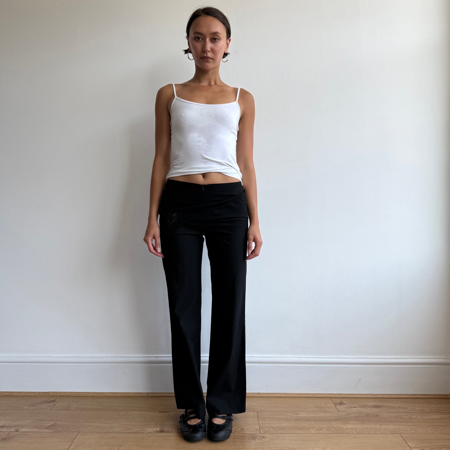 Black Cop Copine sailor trousers - Size S