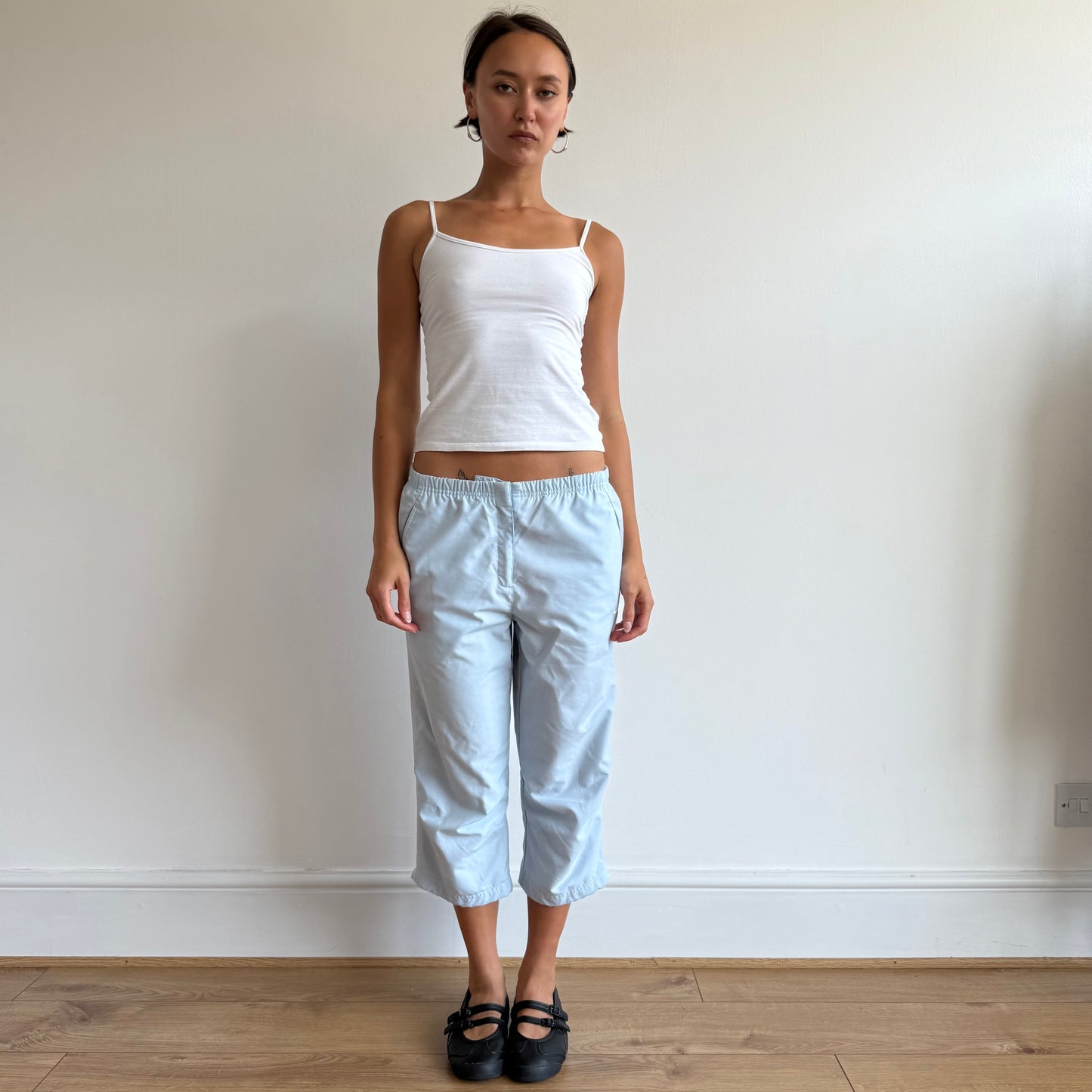 Baby blue Nike capris - Size S