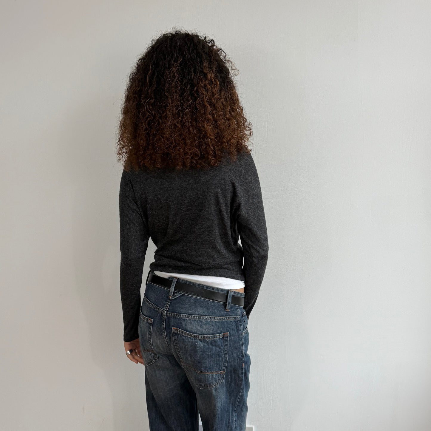 Cop Copine grey toggle knit - Size S