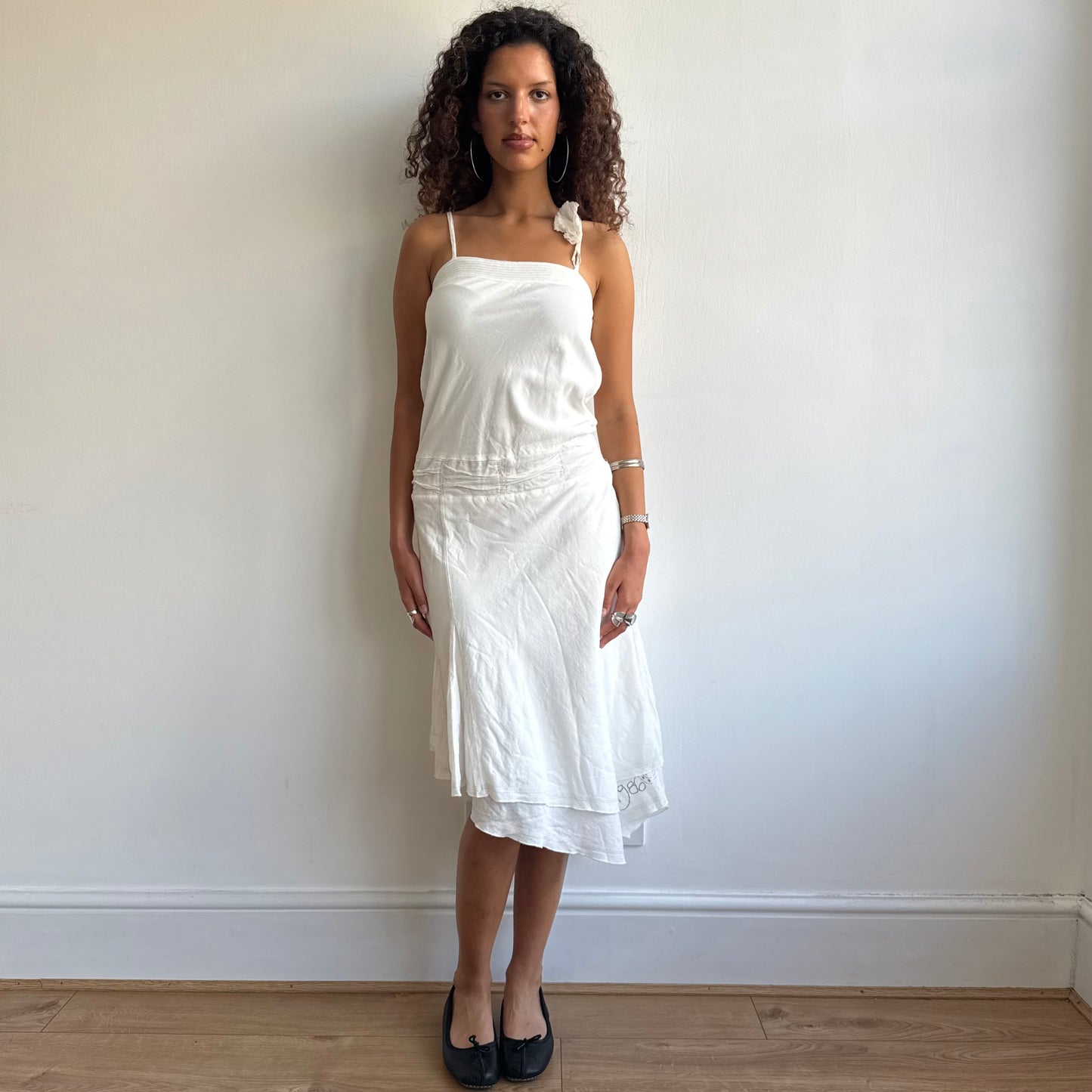 Cop Copine white maxi dress - Size S