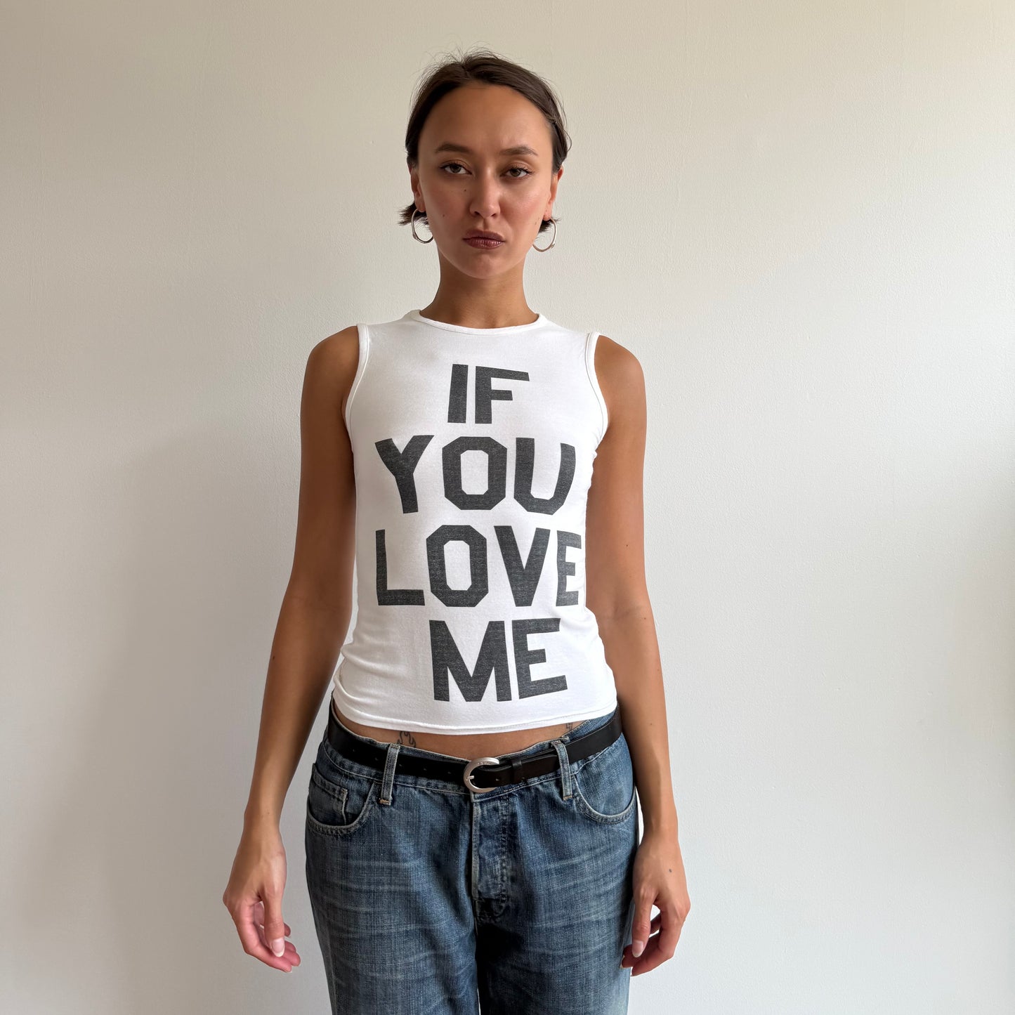Morgan graphic tank top -Size S