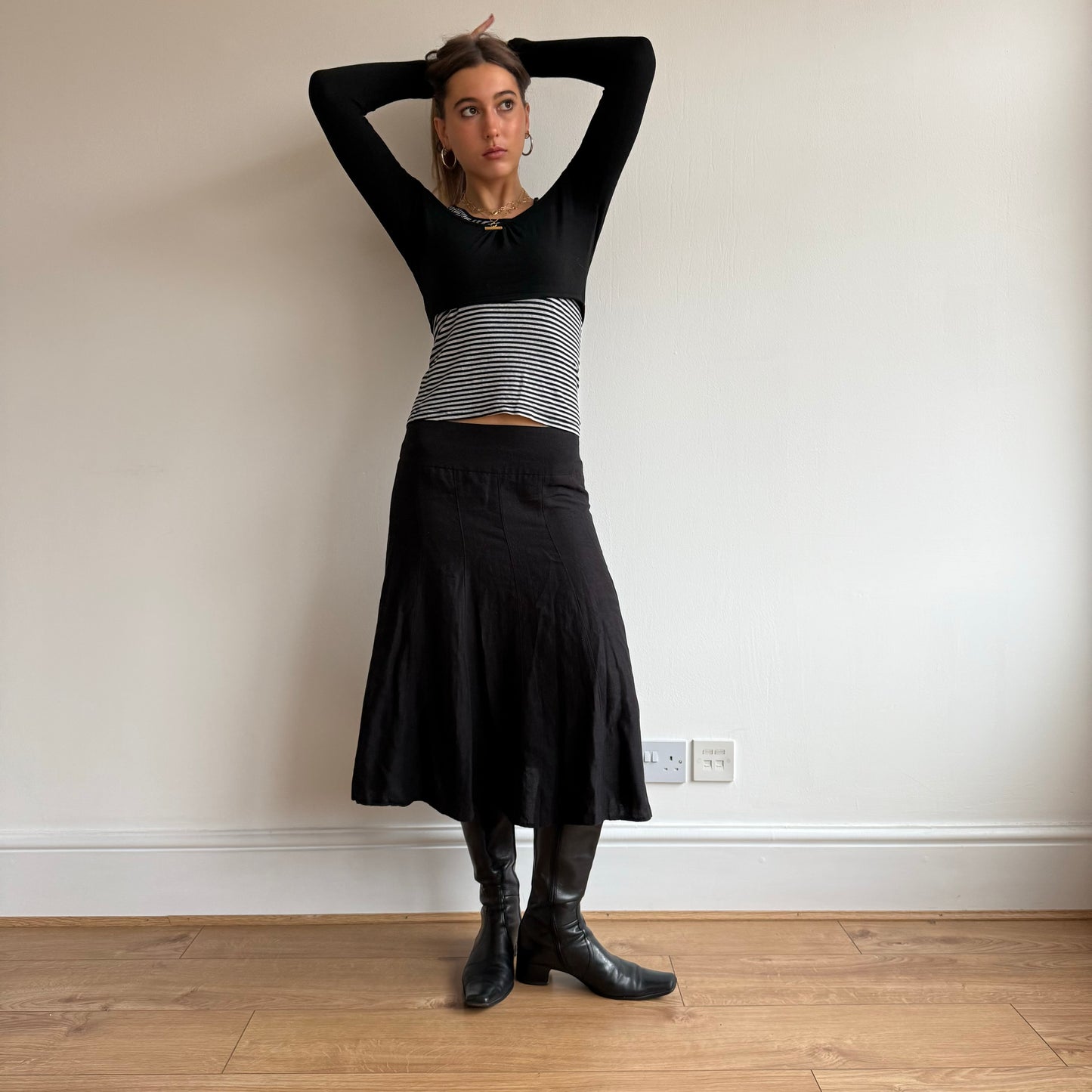 Stripe double layer top - Size S