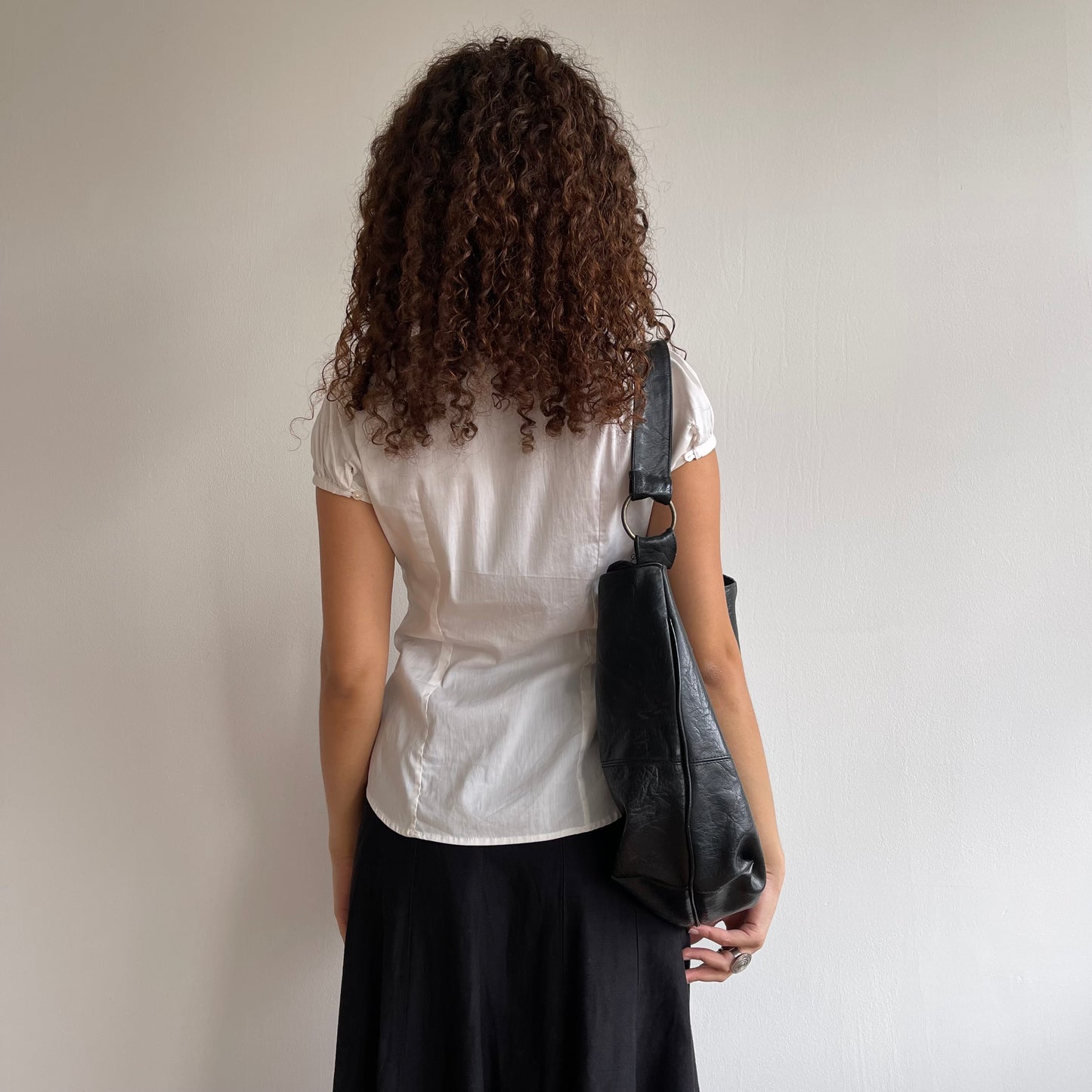 White short sleeve shirt - Size S