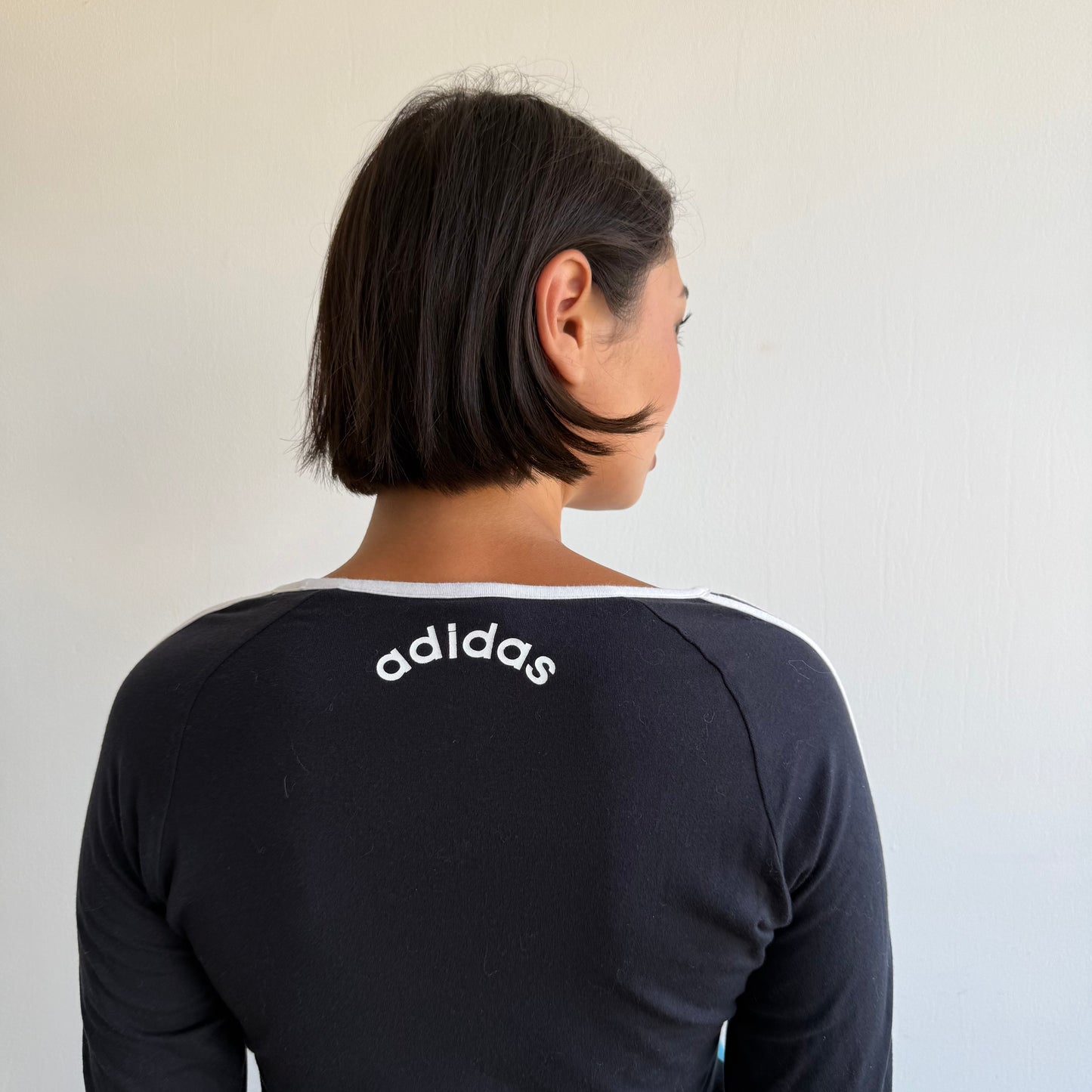 Adidas 3 striped long sleeve top - Size S
