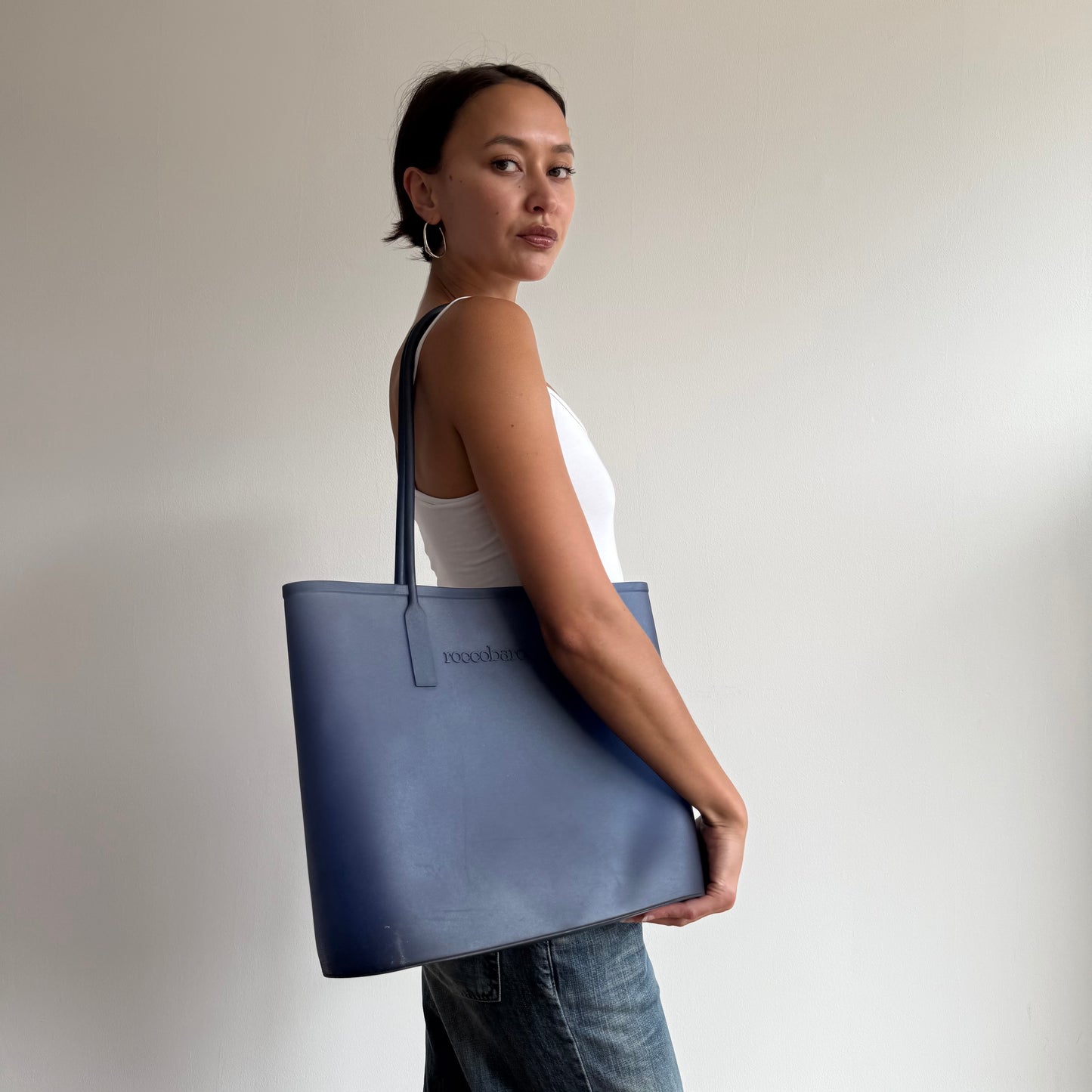 Navy large jelly bag - One Size