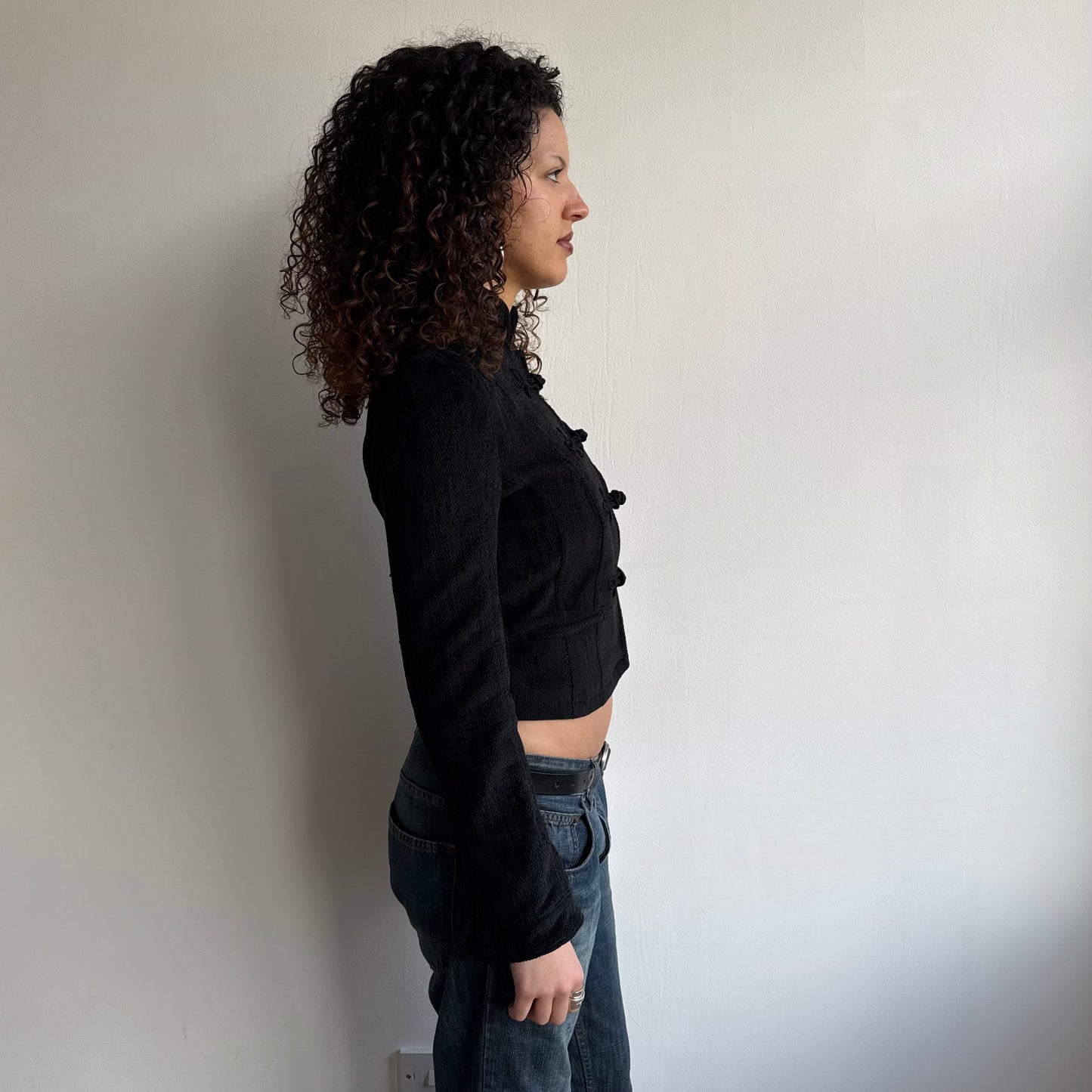 Charcoal clasp jacket - Size S