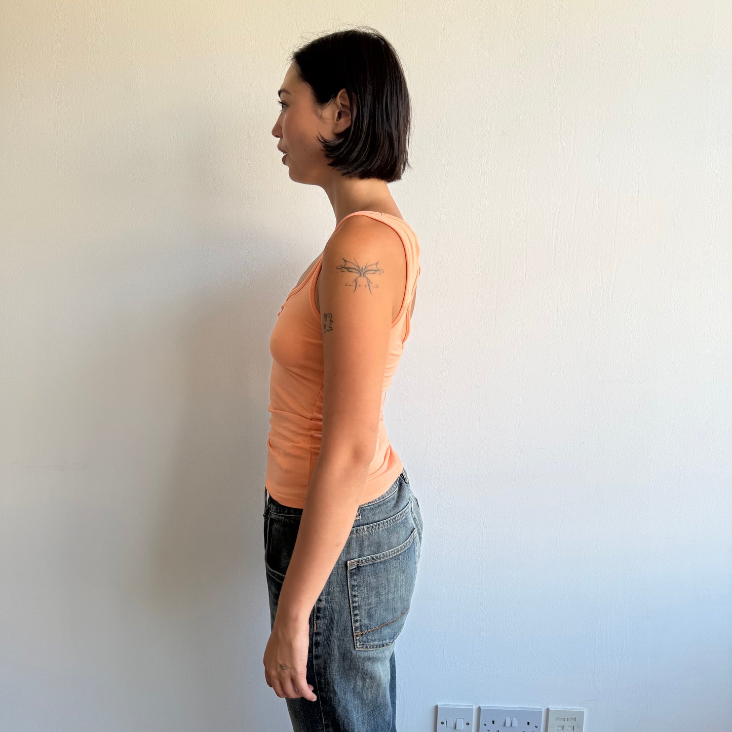 Apricot button front cami - Size S