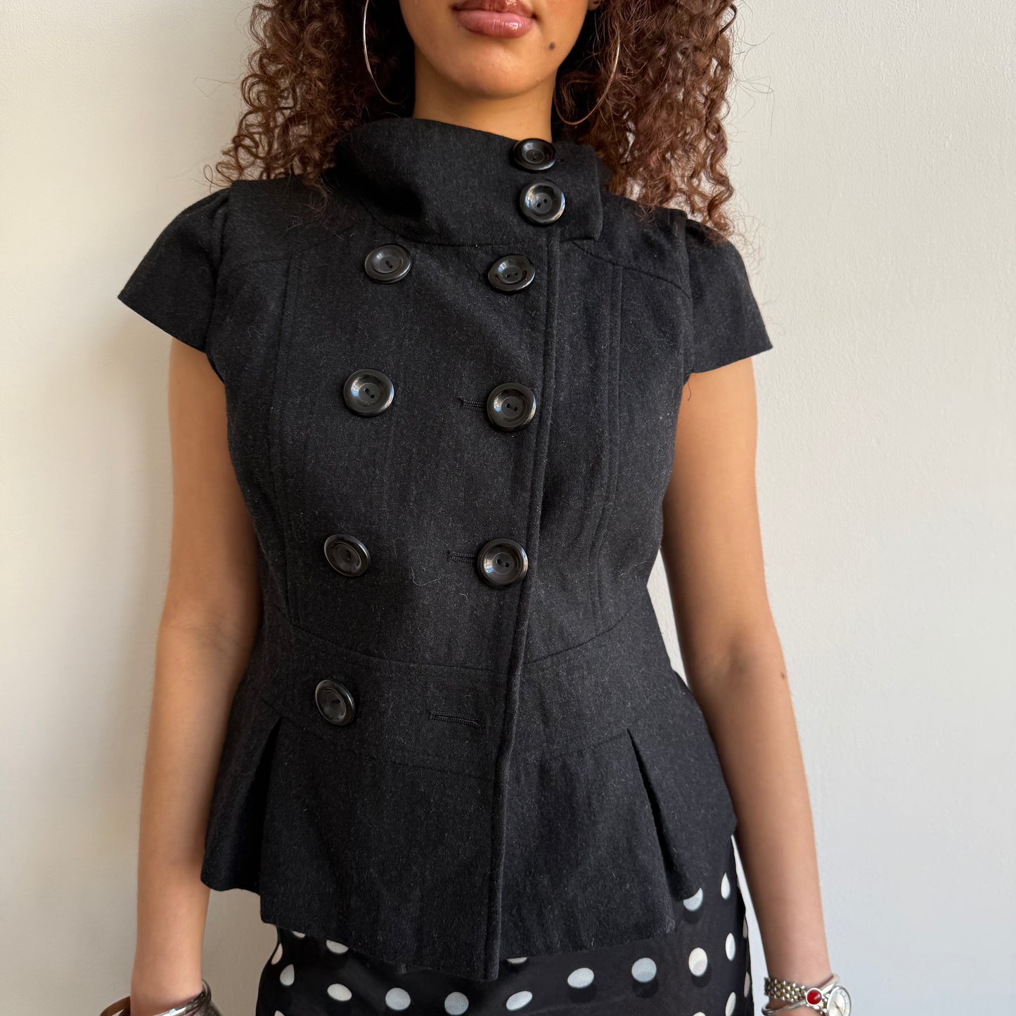 Short sleeve peacoat - Size M