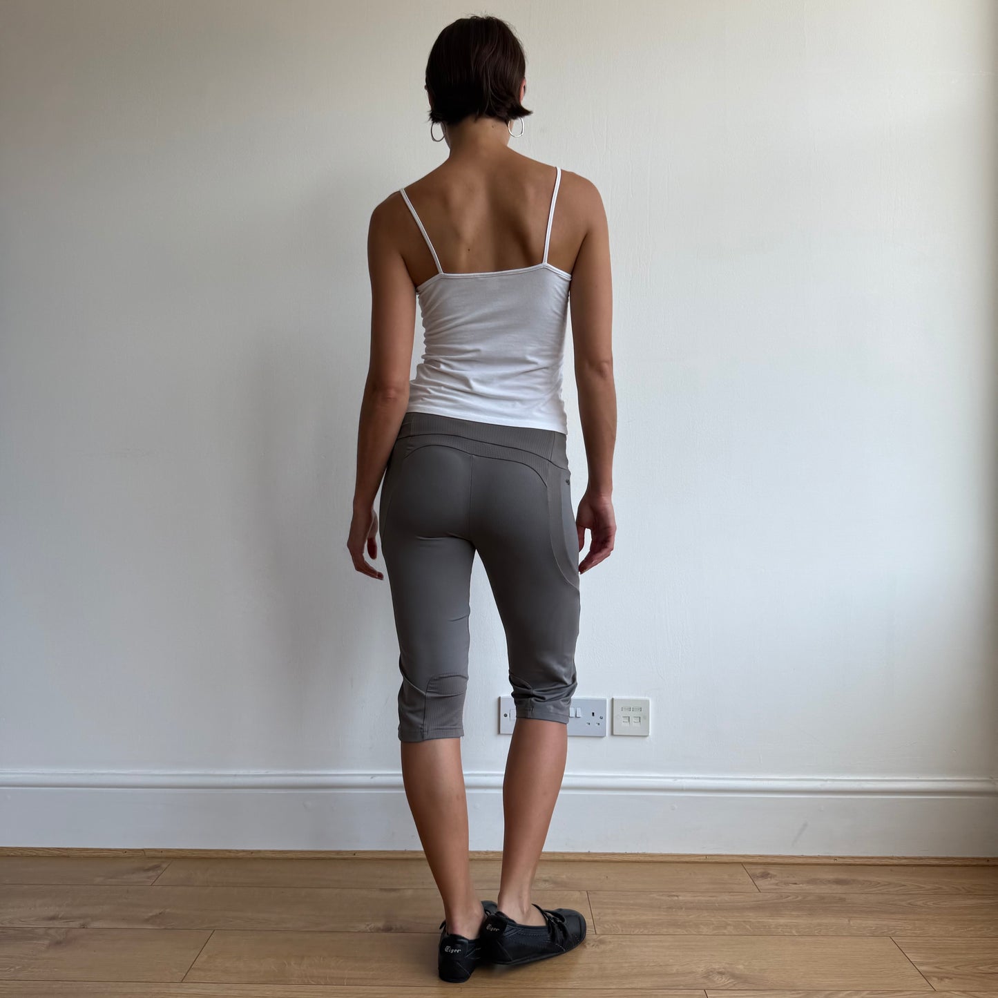 Taupe Adidas capris - Size XS