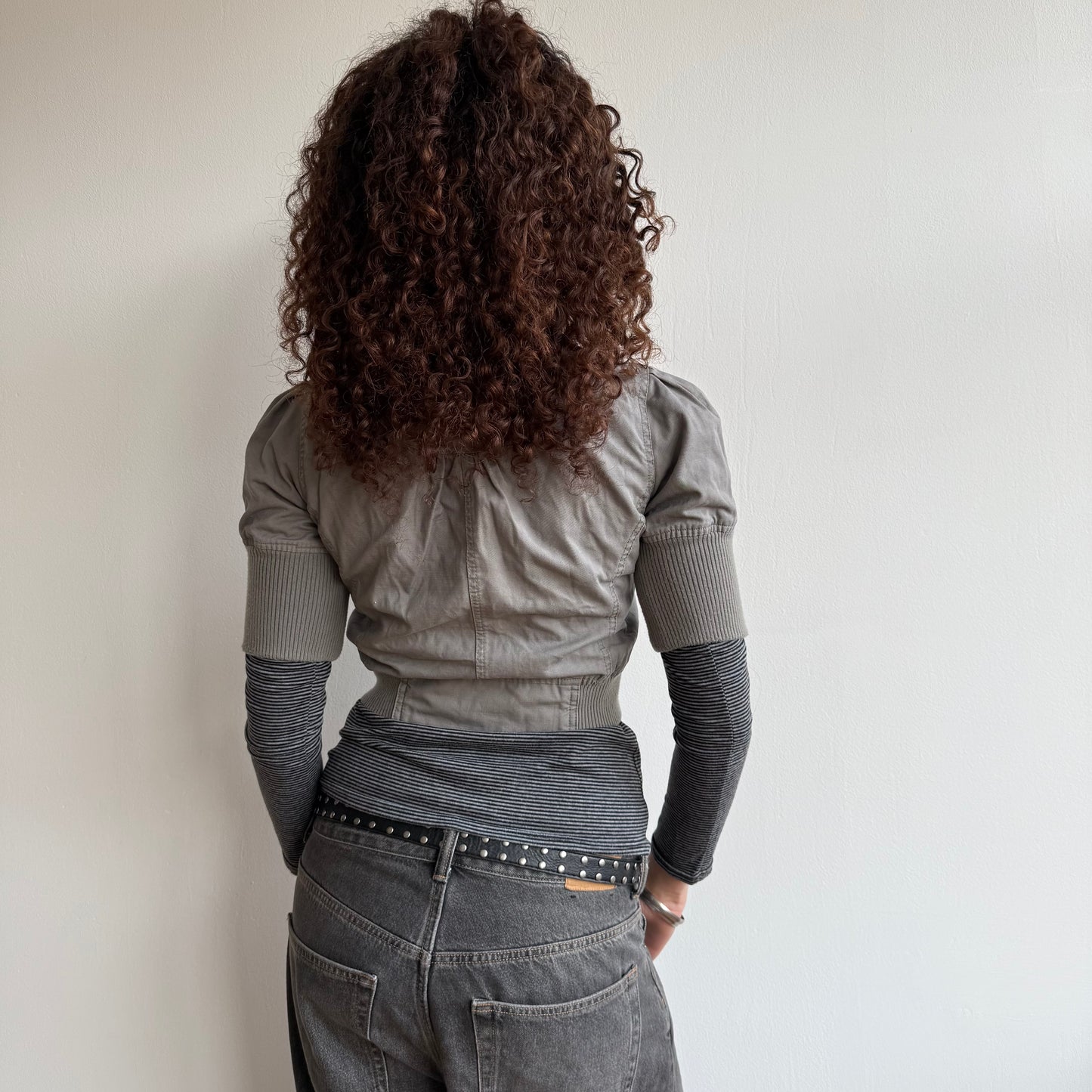 Short sleeve cargo jacket - Size XS