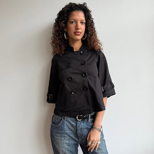 Back buckle sleeve trench - Size S/M