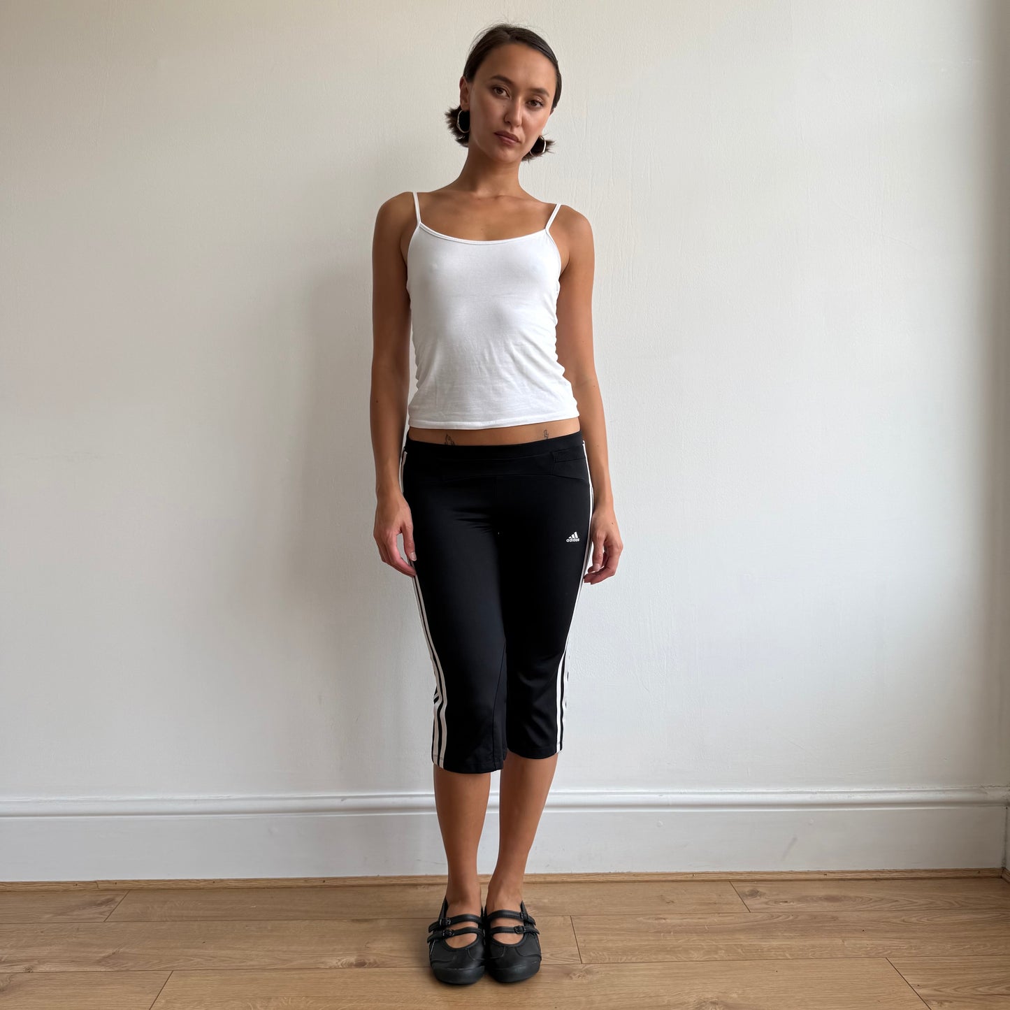 Black Adidas capris - Size S