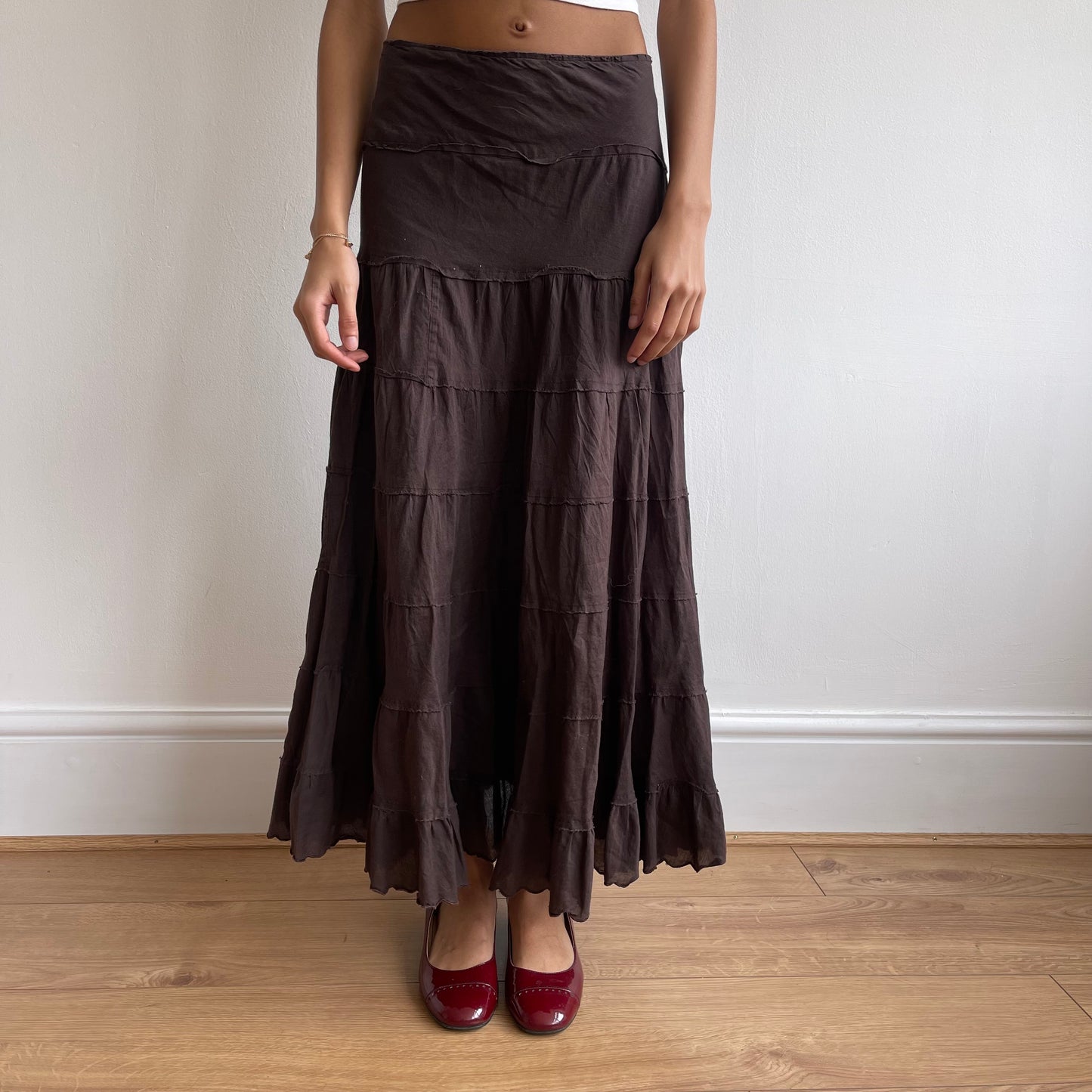 Brown rara midi skirt - Size S