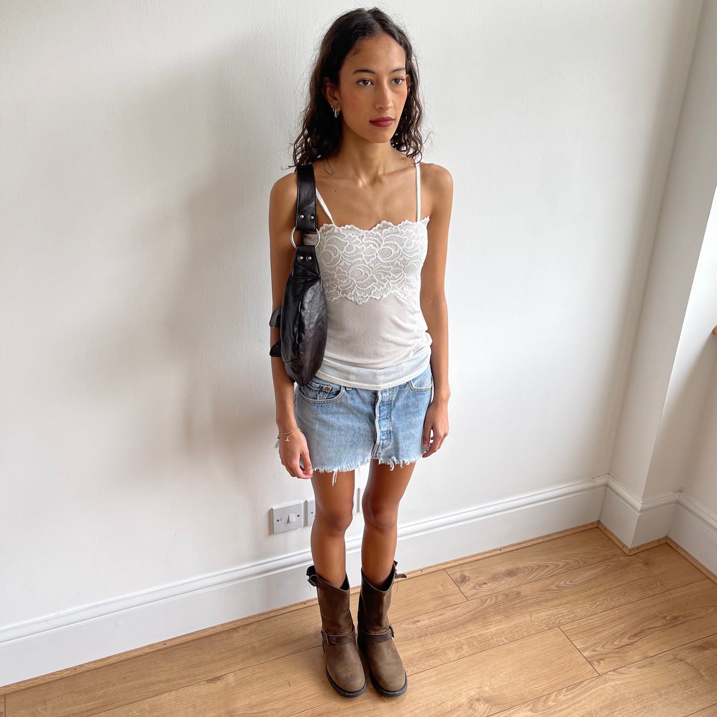White lace morgan cami - Size XS/S