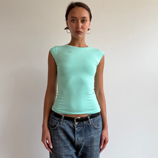 Mint baby tee - Size S