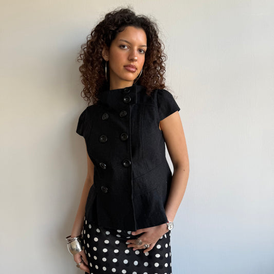 Short sleeve peacoat - Size M