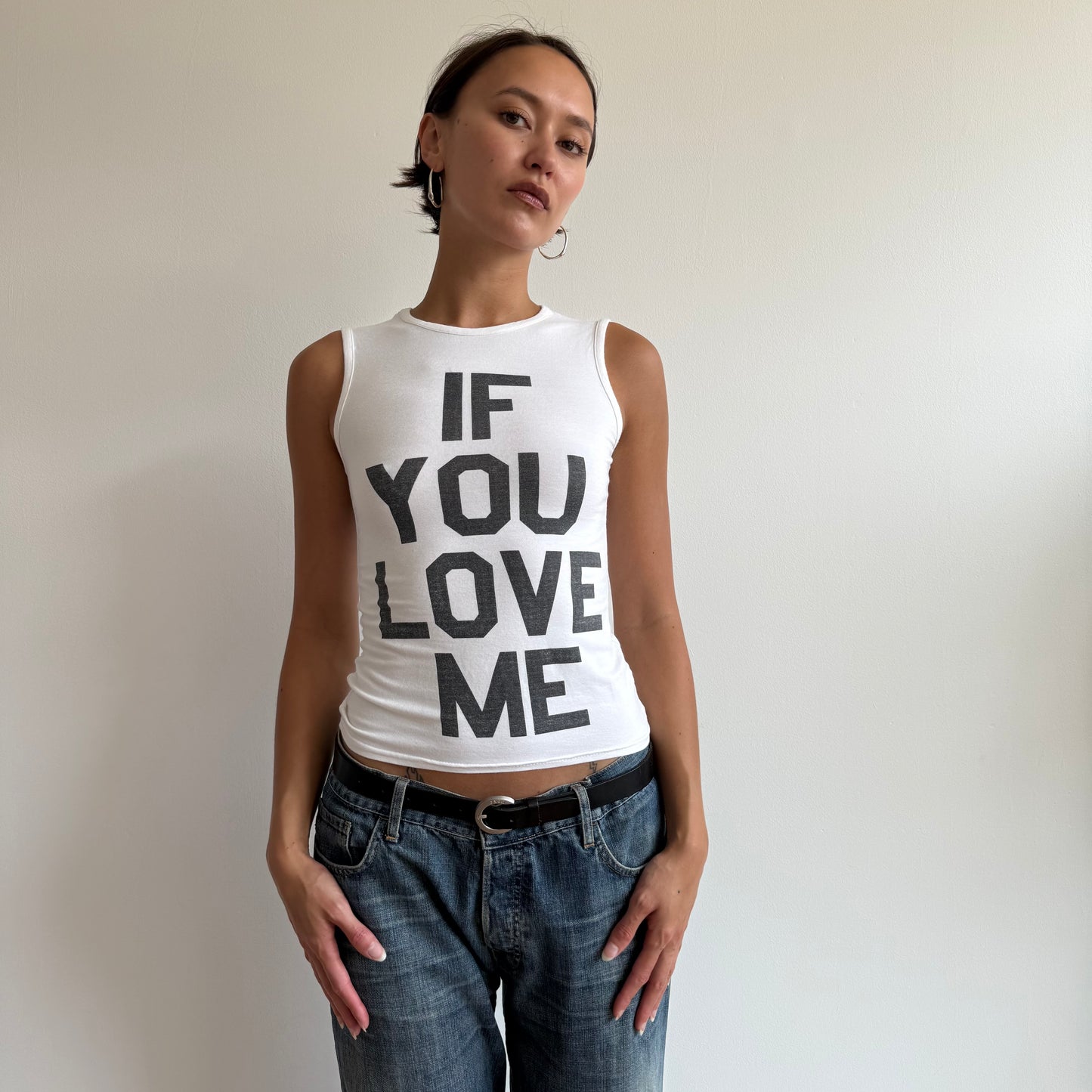 Morgan graphic tank top -Size S