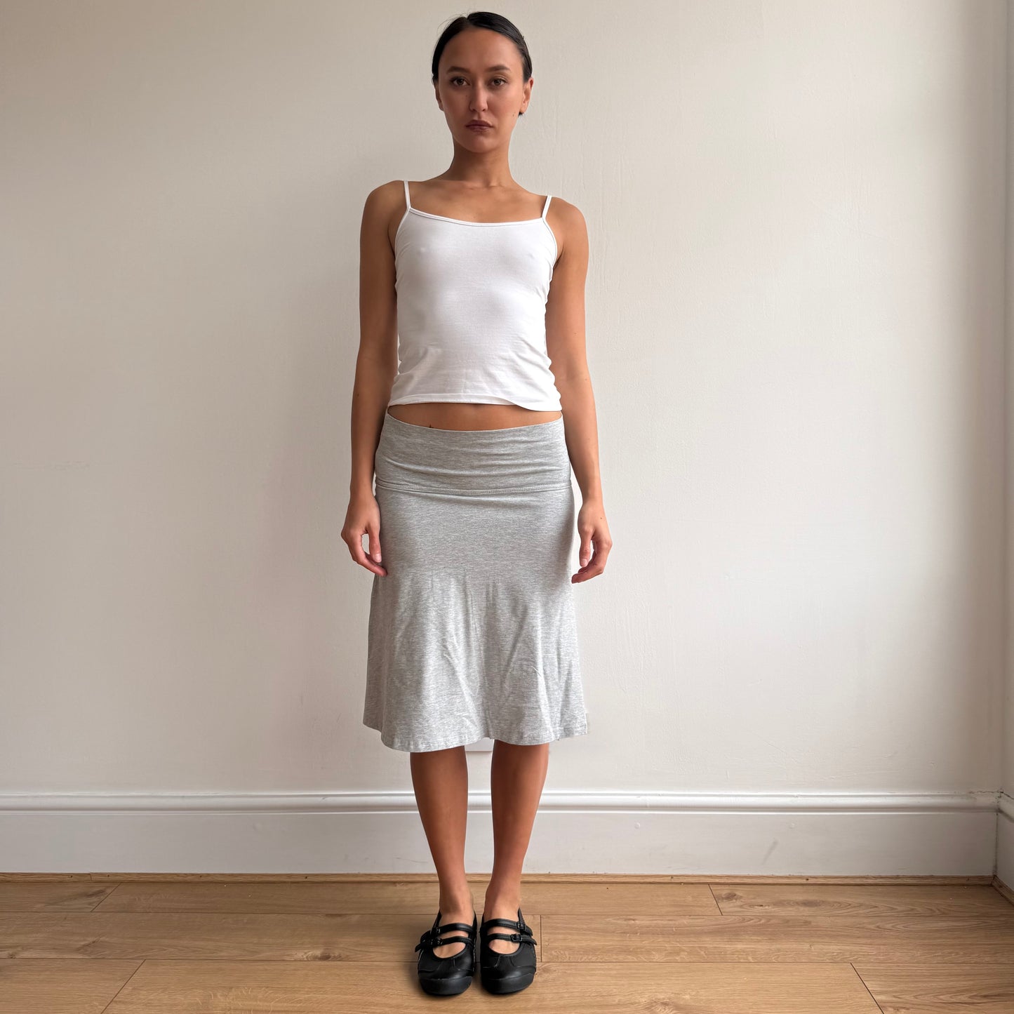 Grey midi skirt - Size S