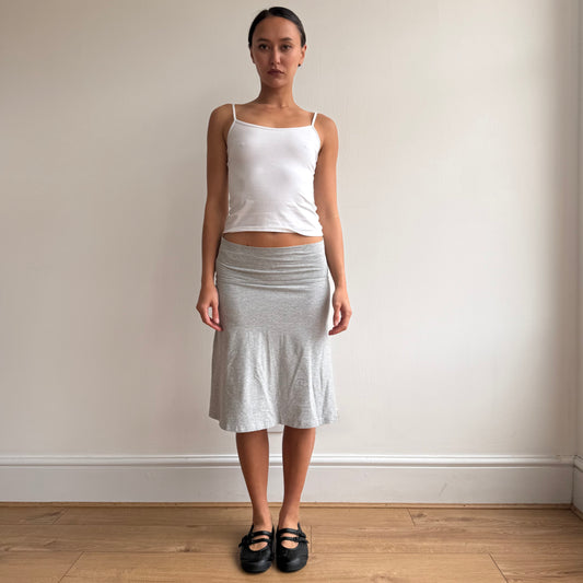 Grey midi skirt - Size S