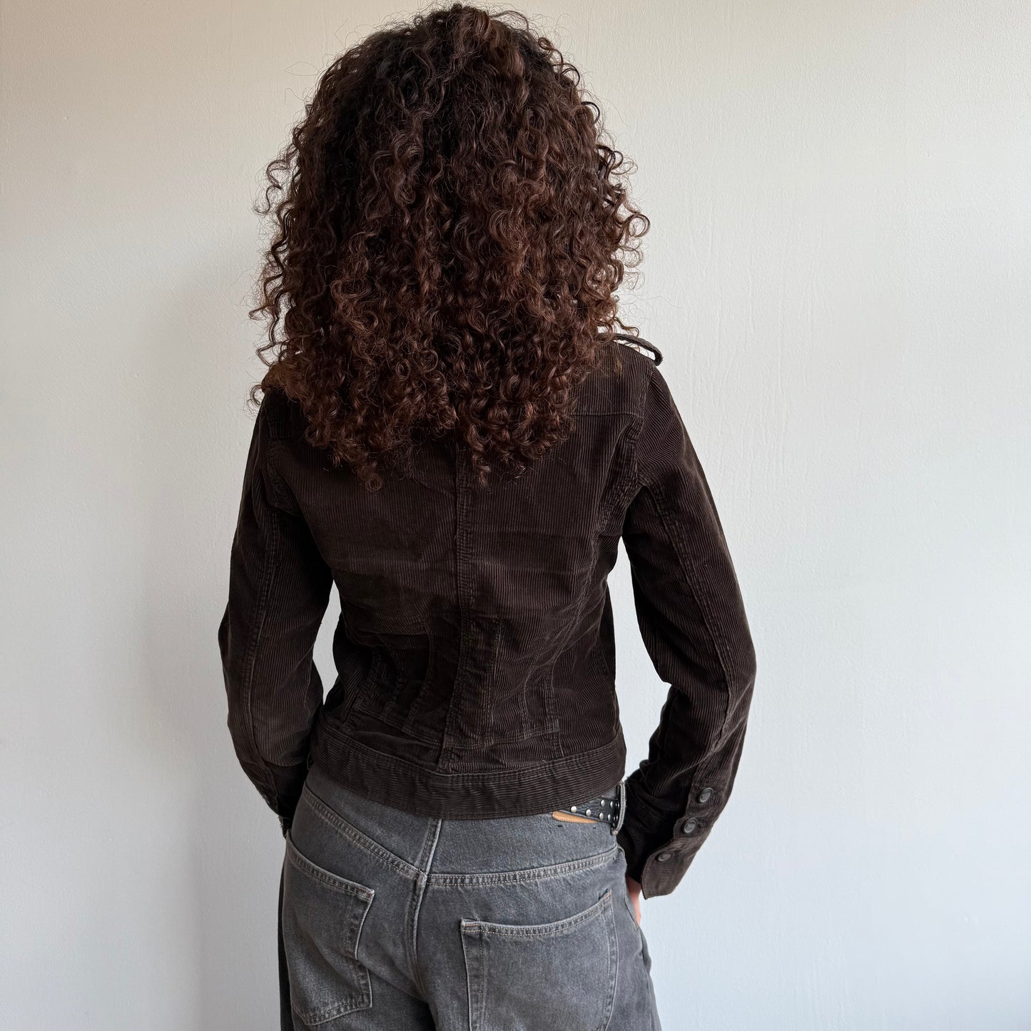 Brown corduroy jacket - Size S