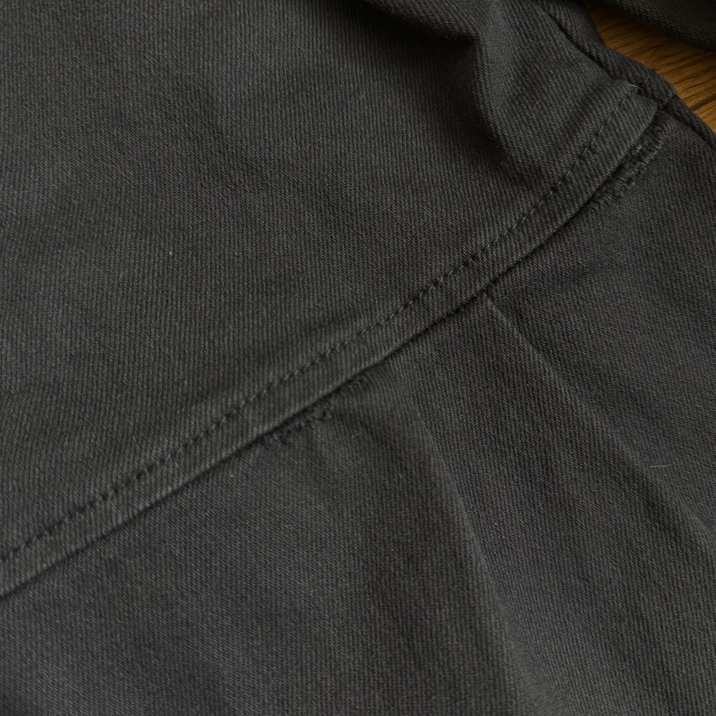 Black denim peacoat - Size M + L