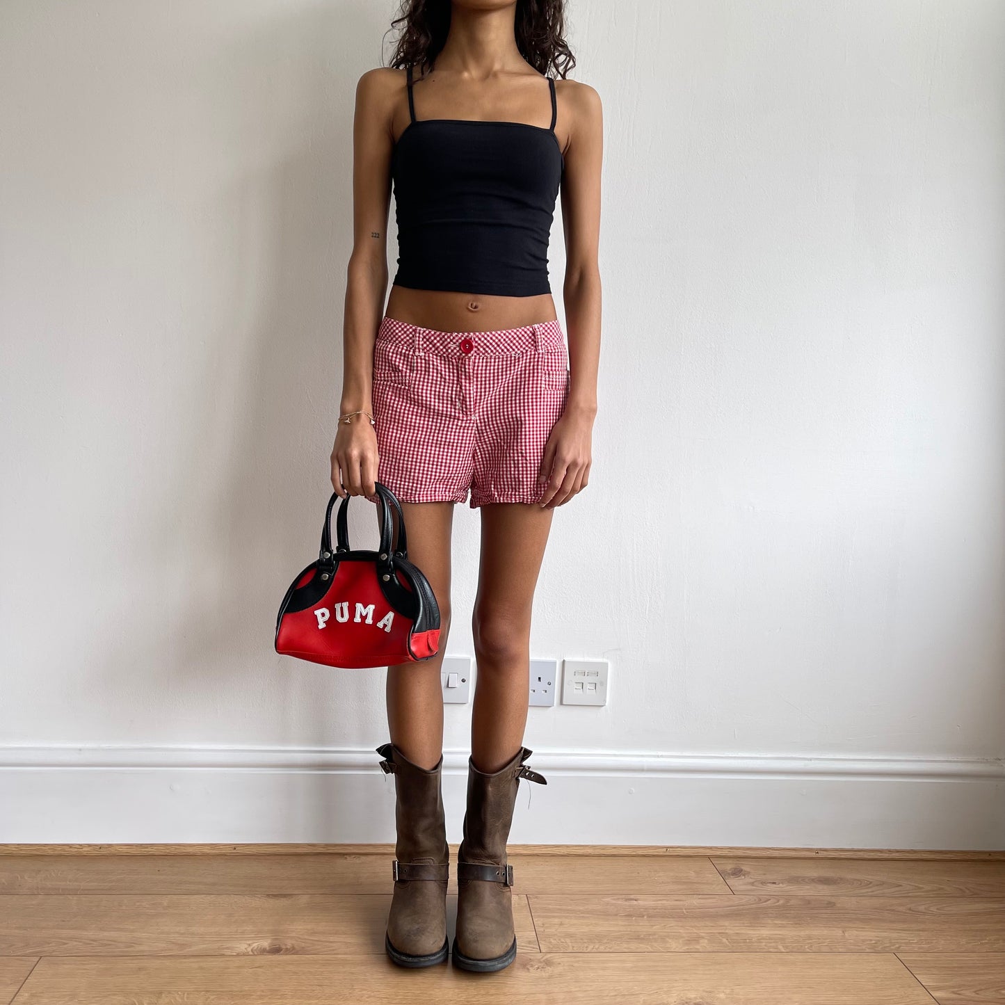 Red puma bag - OS