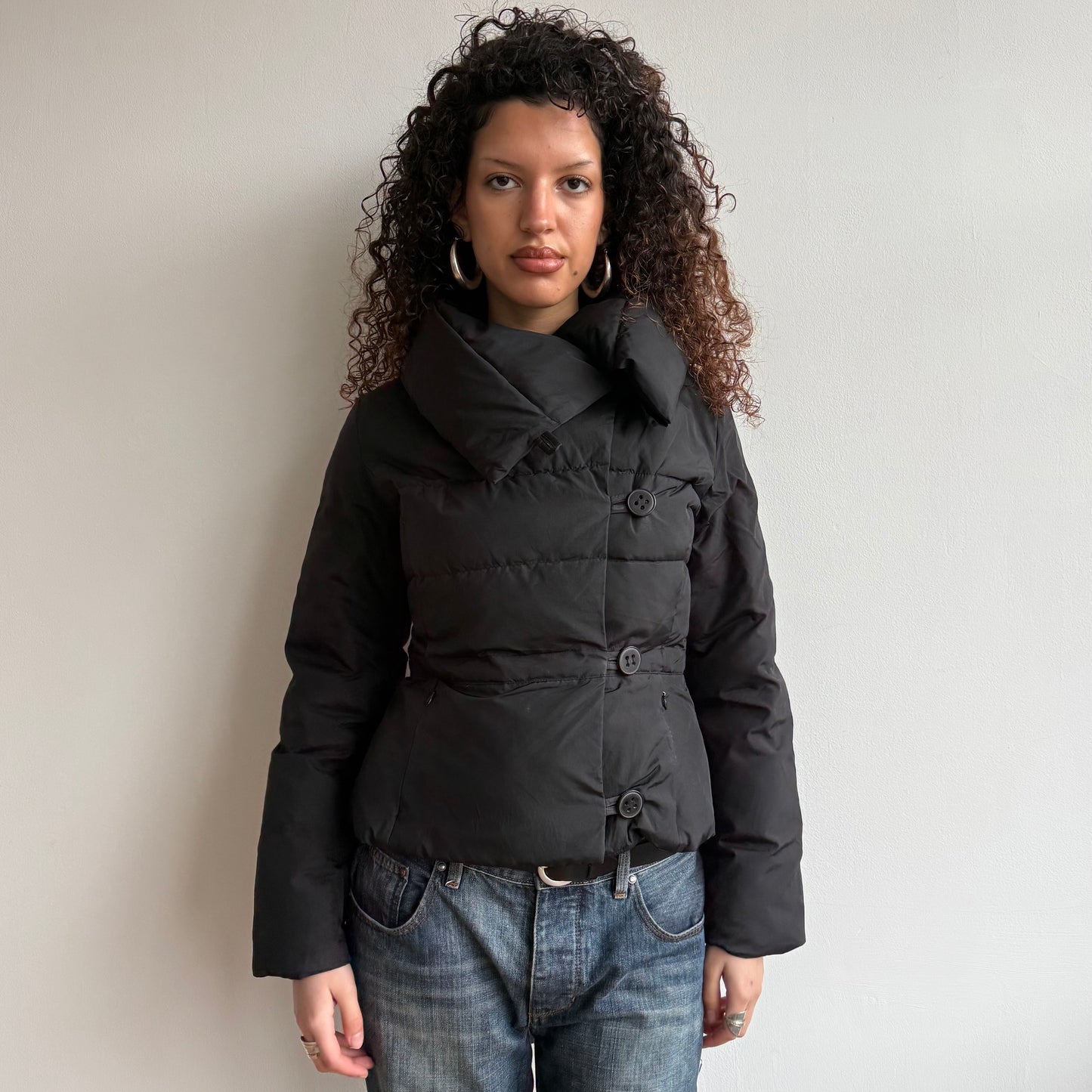 Asymmetric corset puffer - Size S/M
