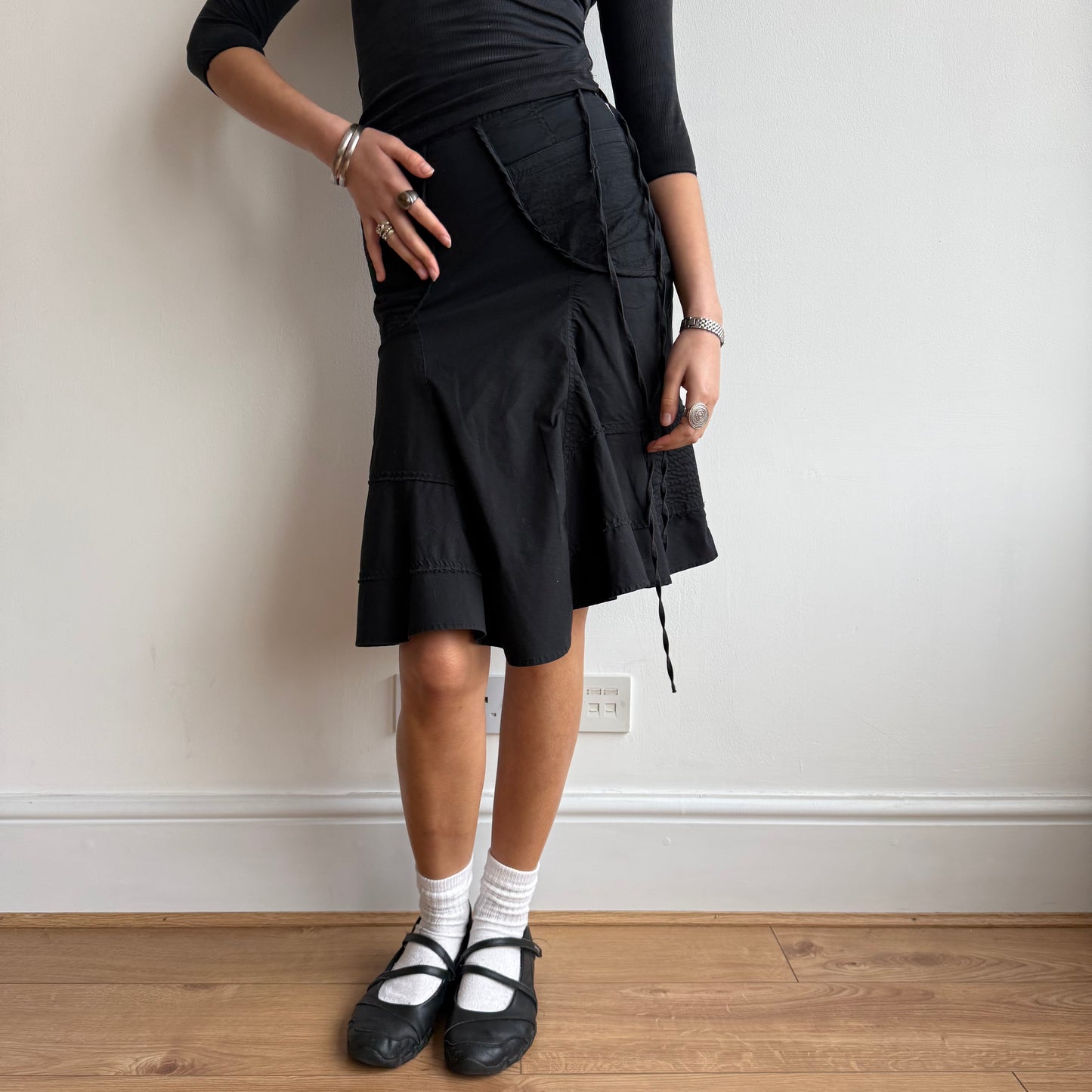 Black archival skirt - Size XS