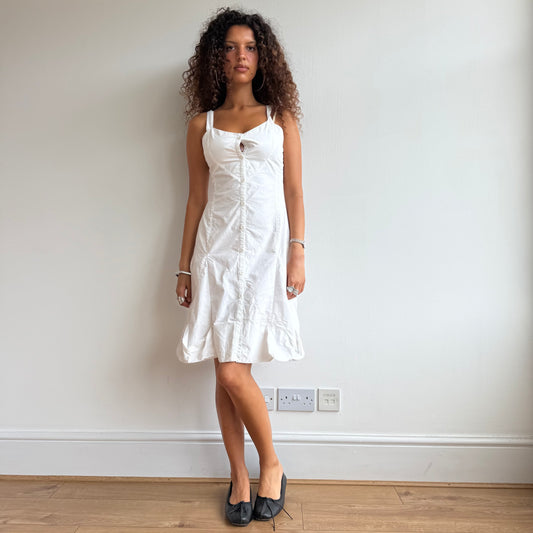 White cargo dress - Size XS