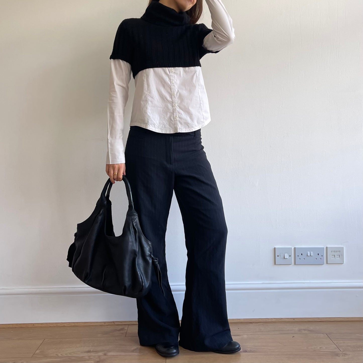 2-in-1 shirt jumper - Size S/M