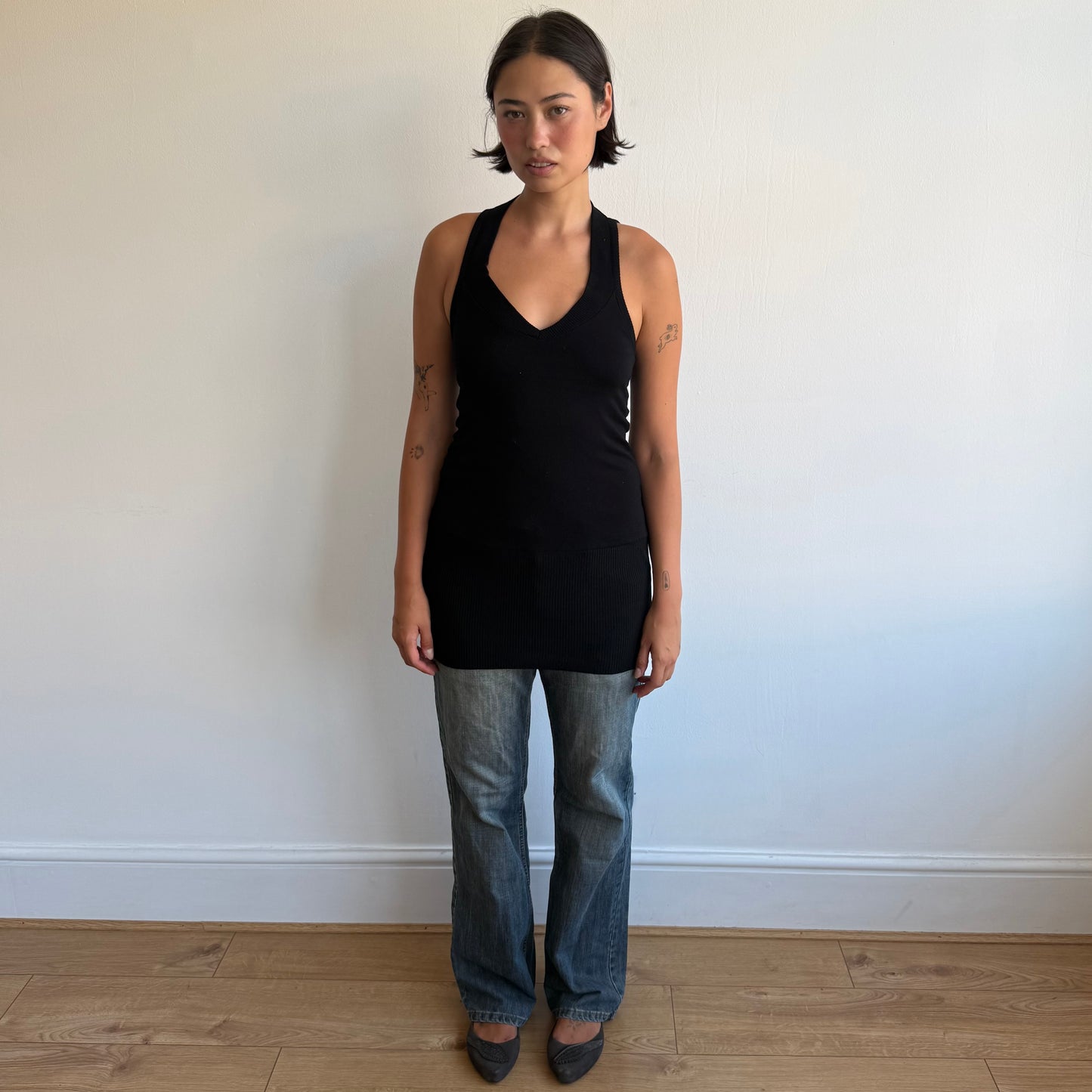 Miss Sixty black knit top - Size S