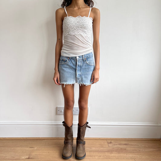 White lace morgan cami - Size XS/S