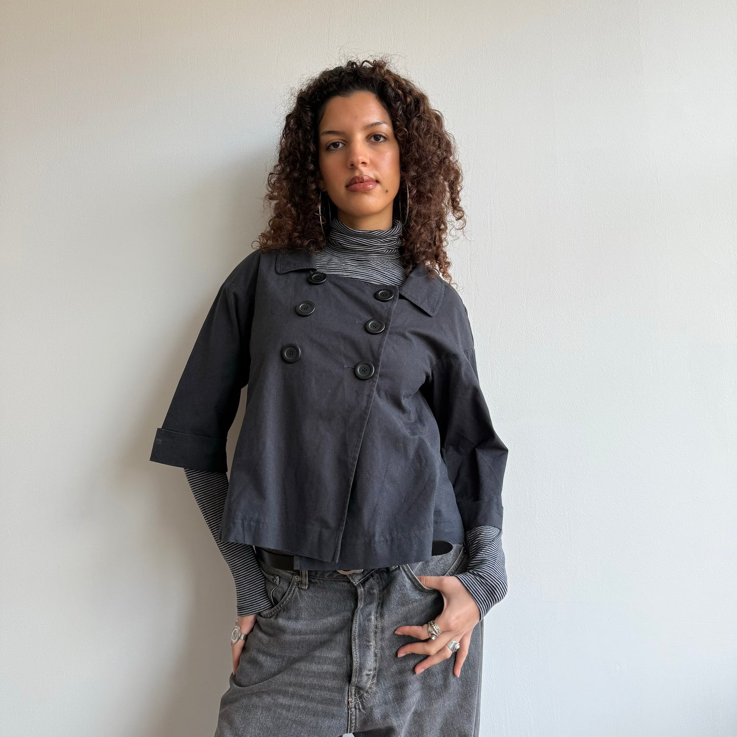 Navy peacoat - Size M