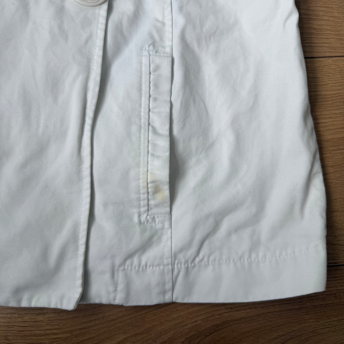 White short sleeve peacoat - Size S