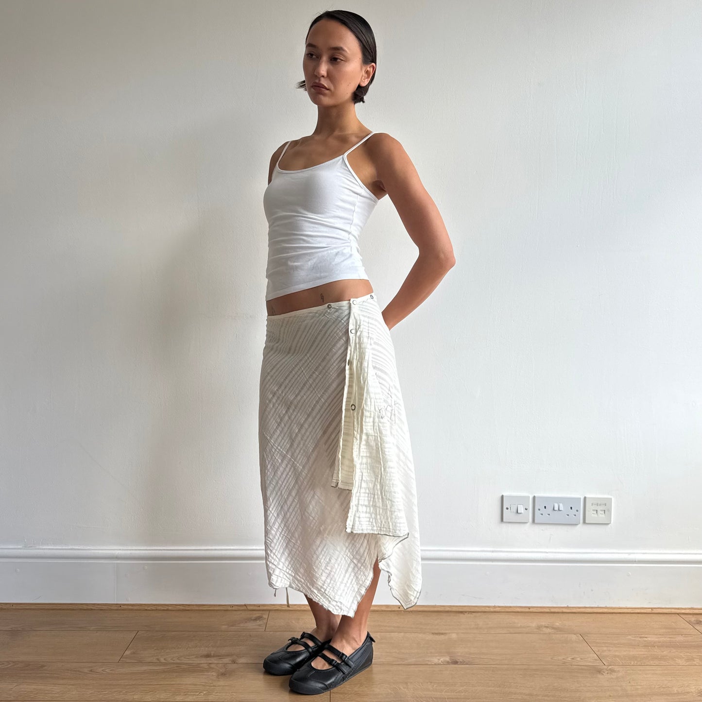 Cop Copine ruffle midi skirt - Size S