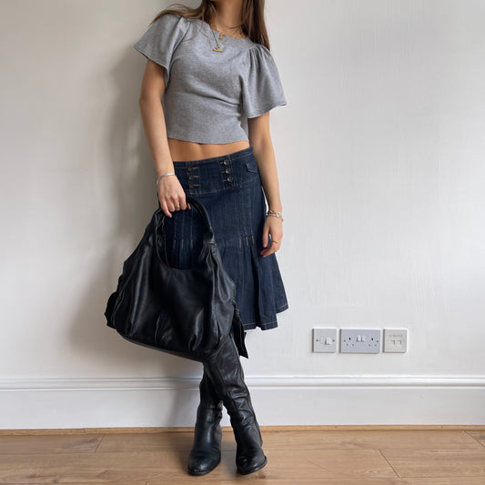 Grey short sleeve jumper - Size S