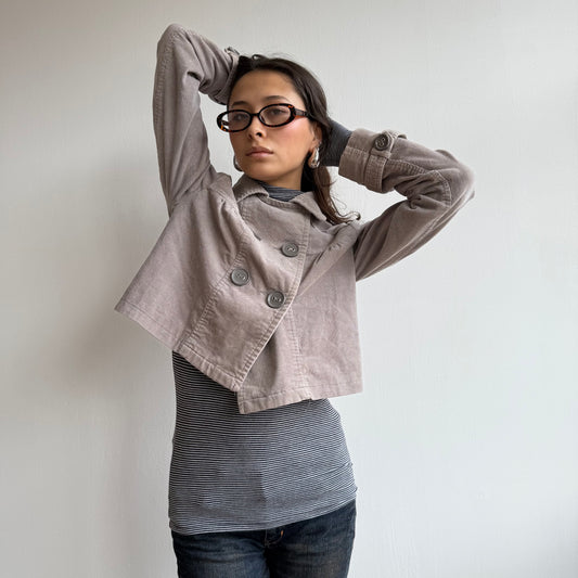 Beige peacoat - Size S