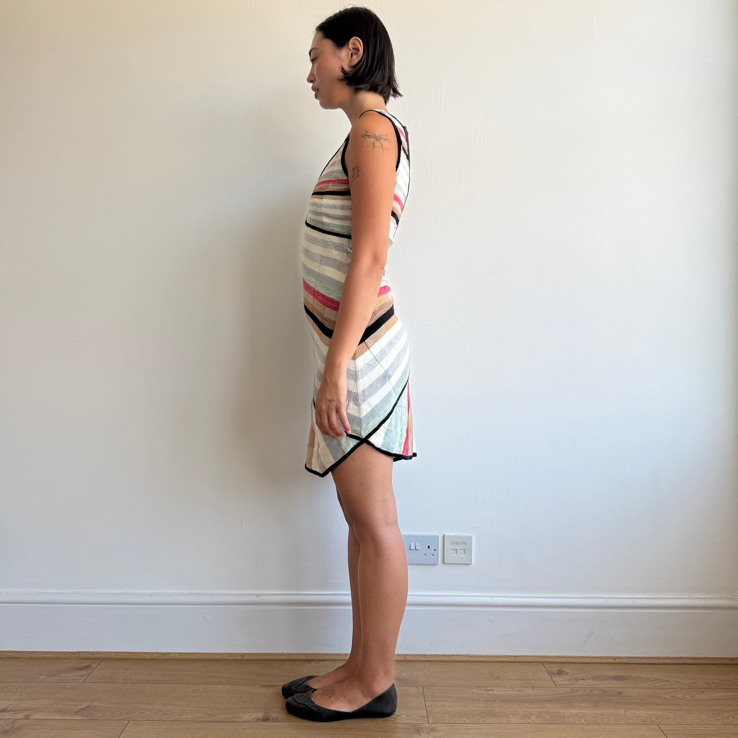 Desigual striped knit dress - Size S/M