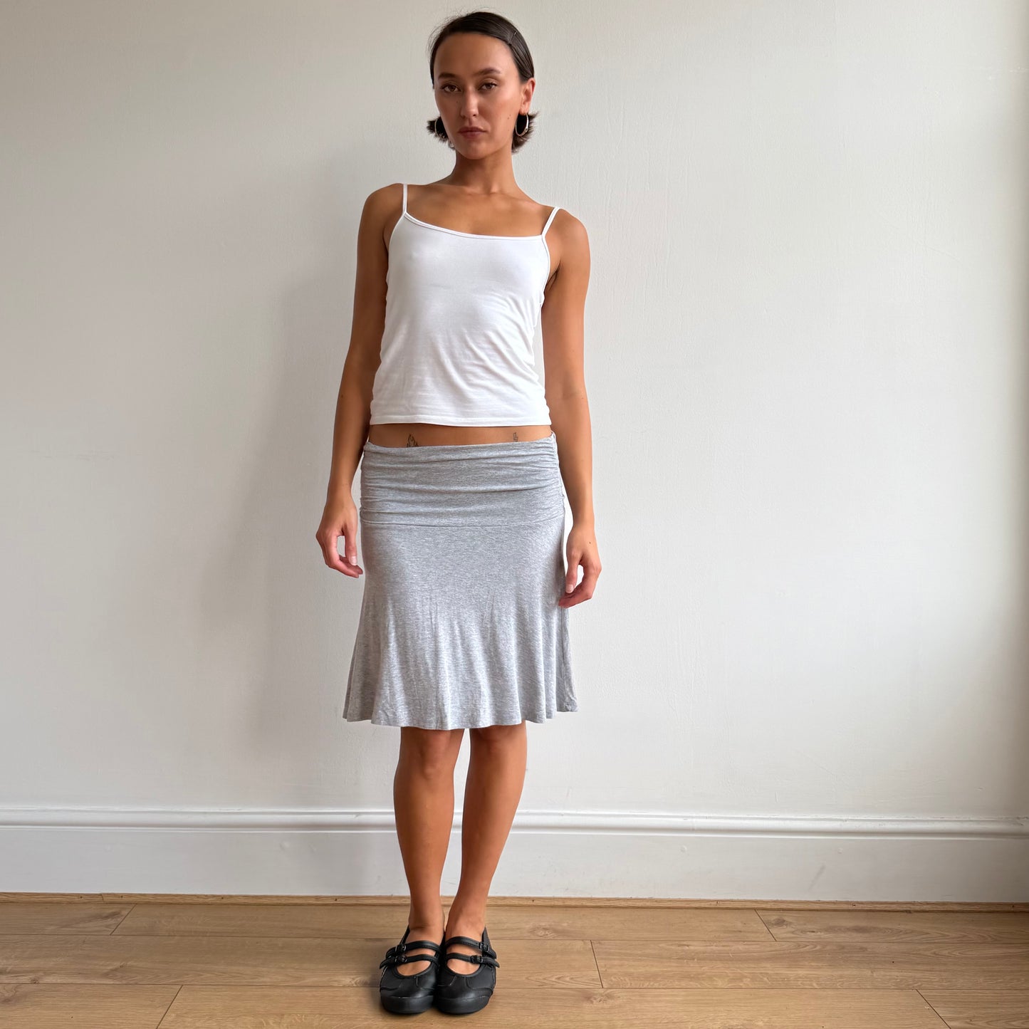 Grey midi skirt - Size S