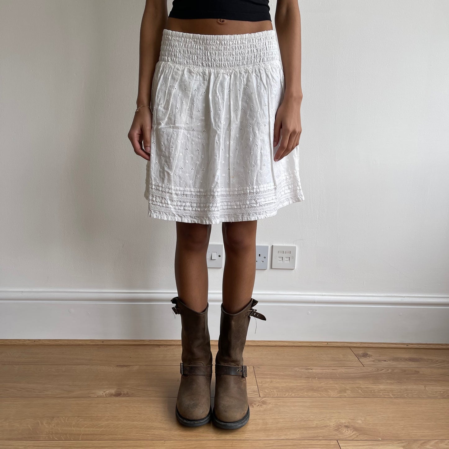 White boho skirt - Size S