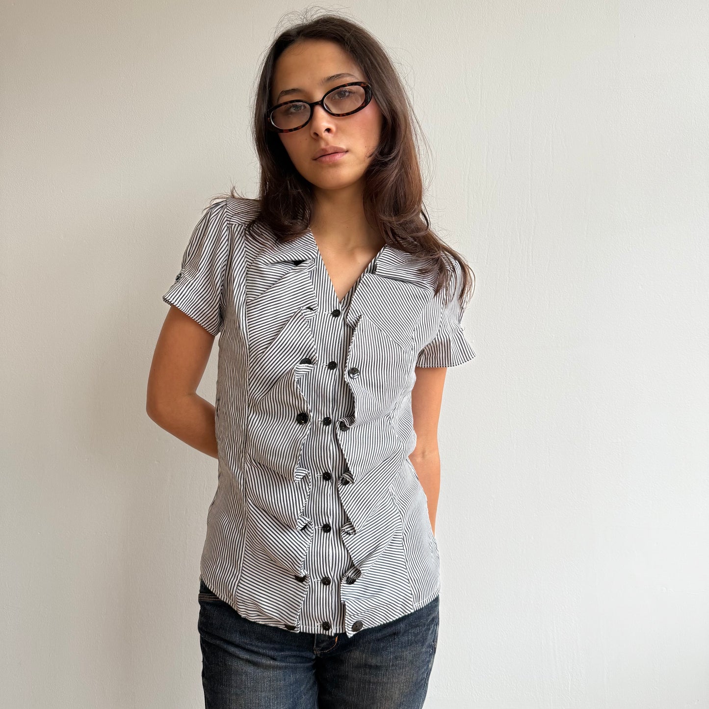 Striped button shirt - Size S