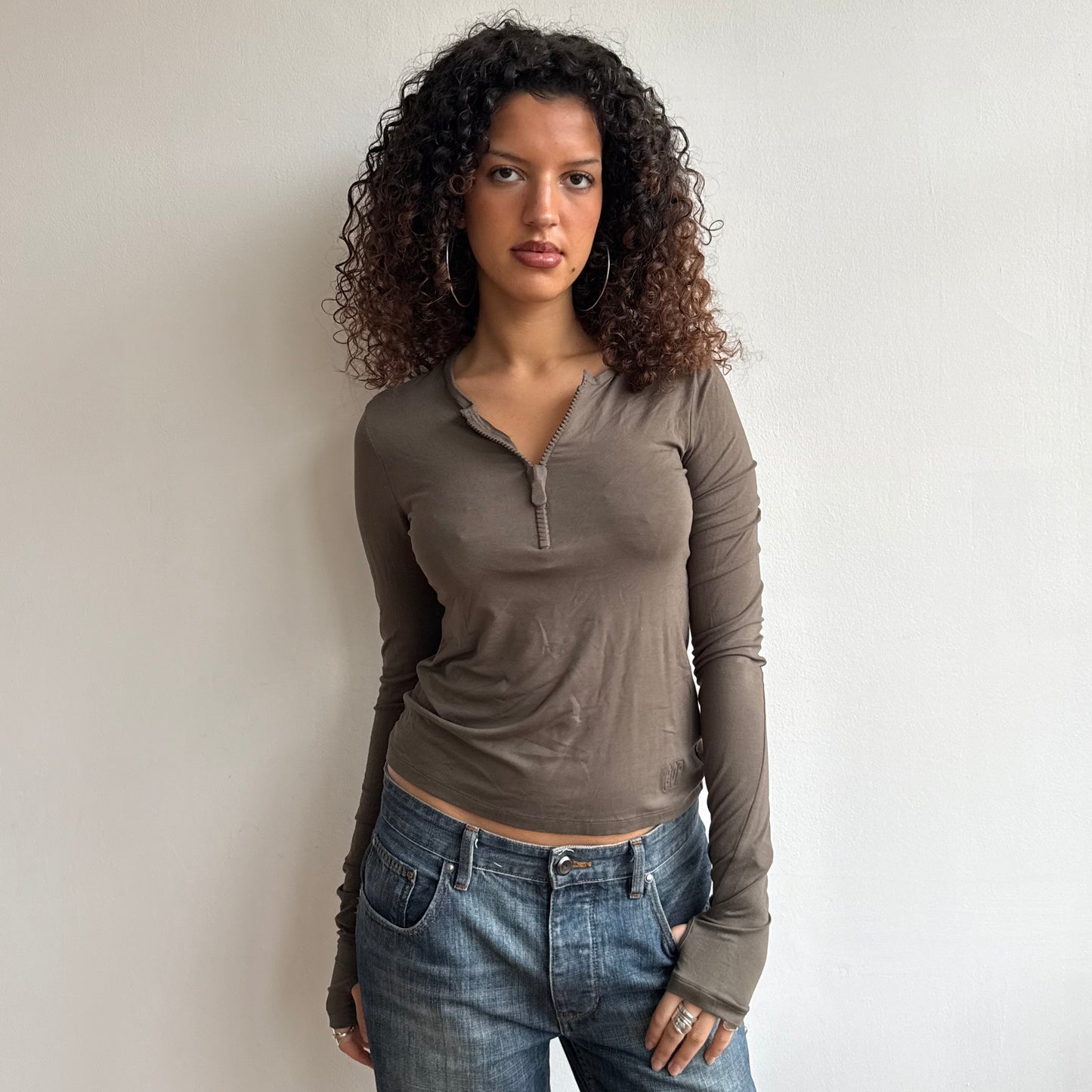 Cop Copine zip top - Size S