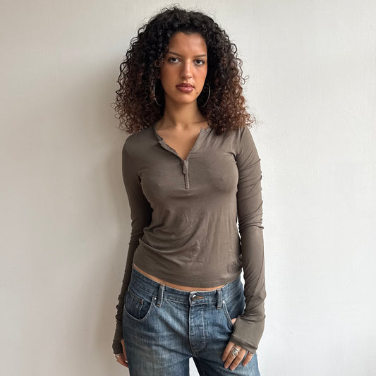 Cop Copine zip top - Size S