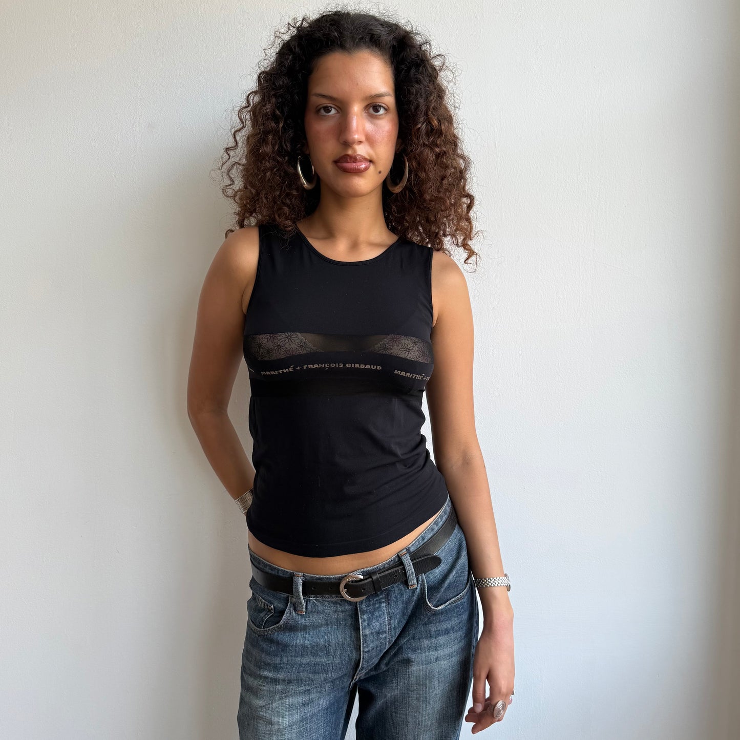 Black MFG mesh top - Size S