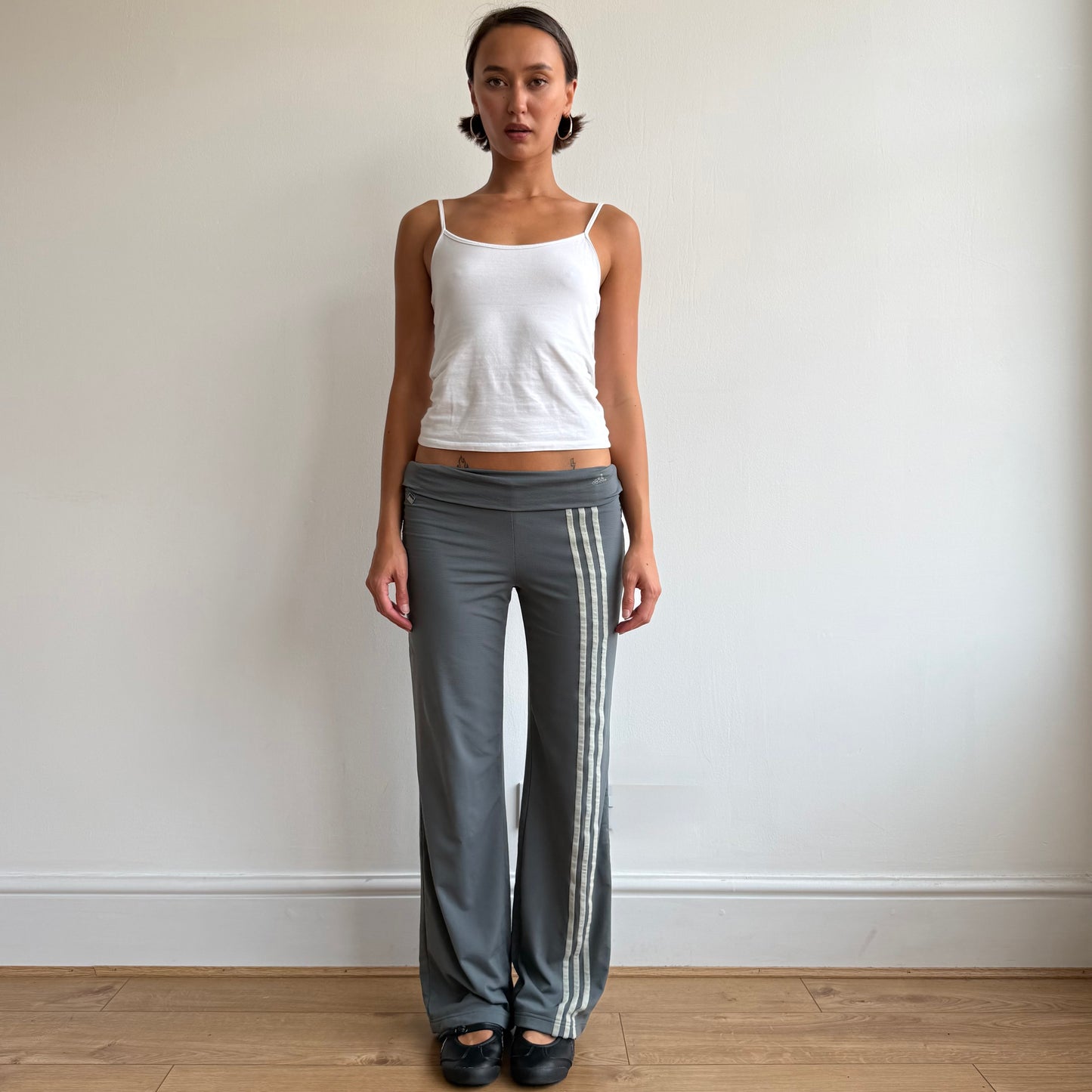 Khaki grey Adidas yoga pants - Size S-M