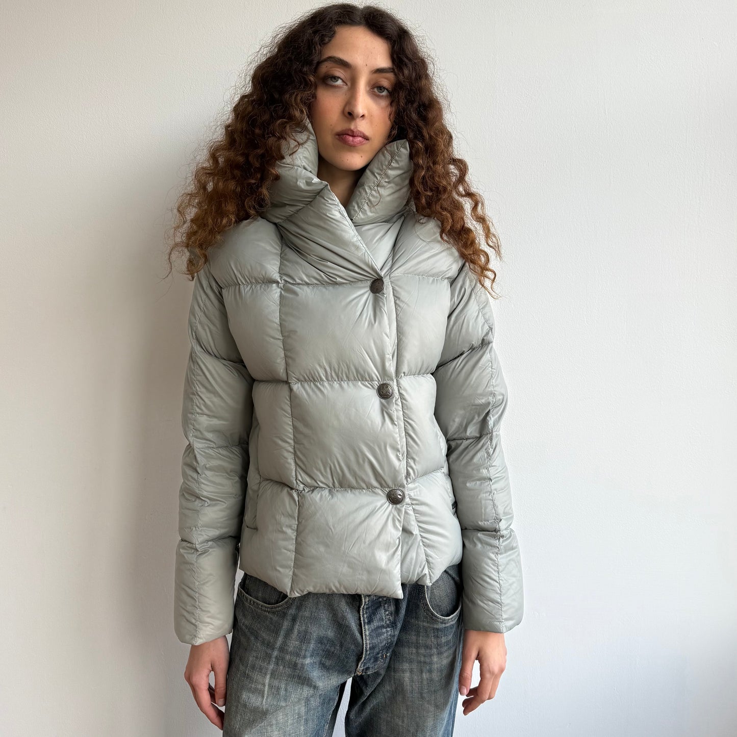 Cop Copine grey down puffer jacket - Size S