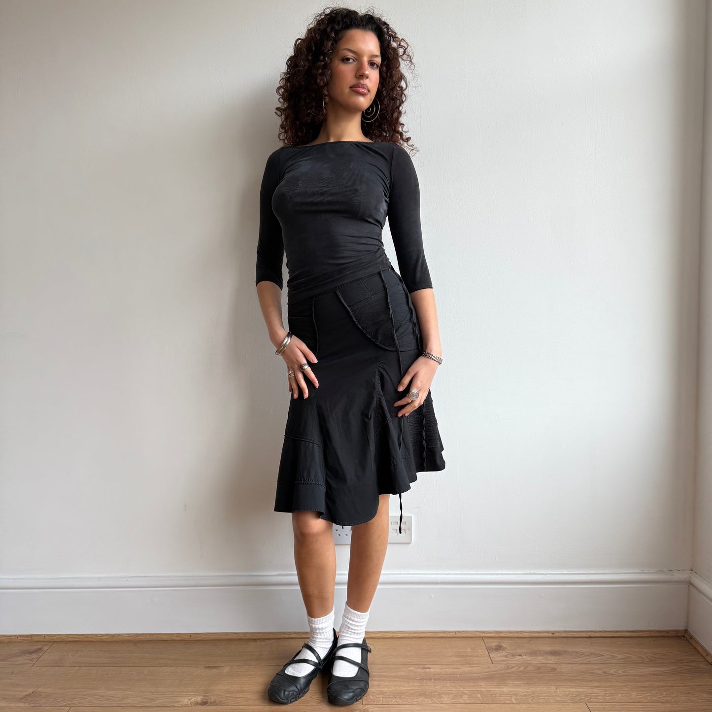 Black archival skirt - Size XS