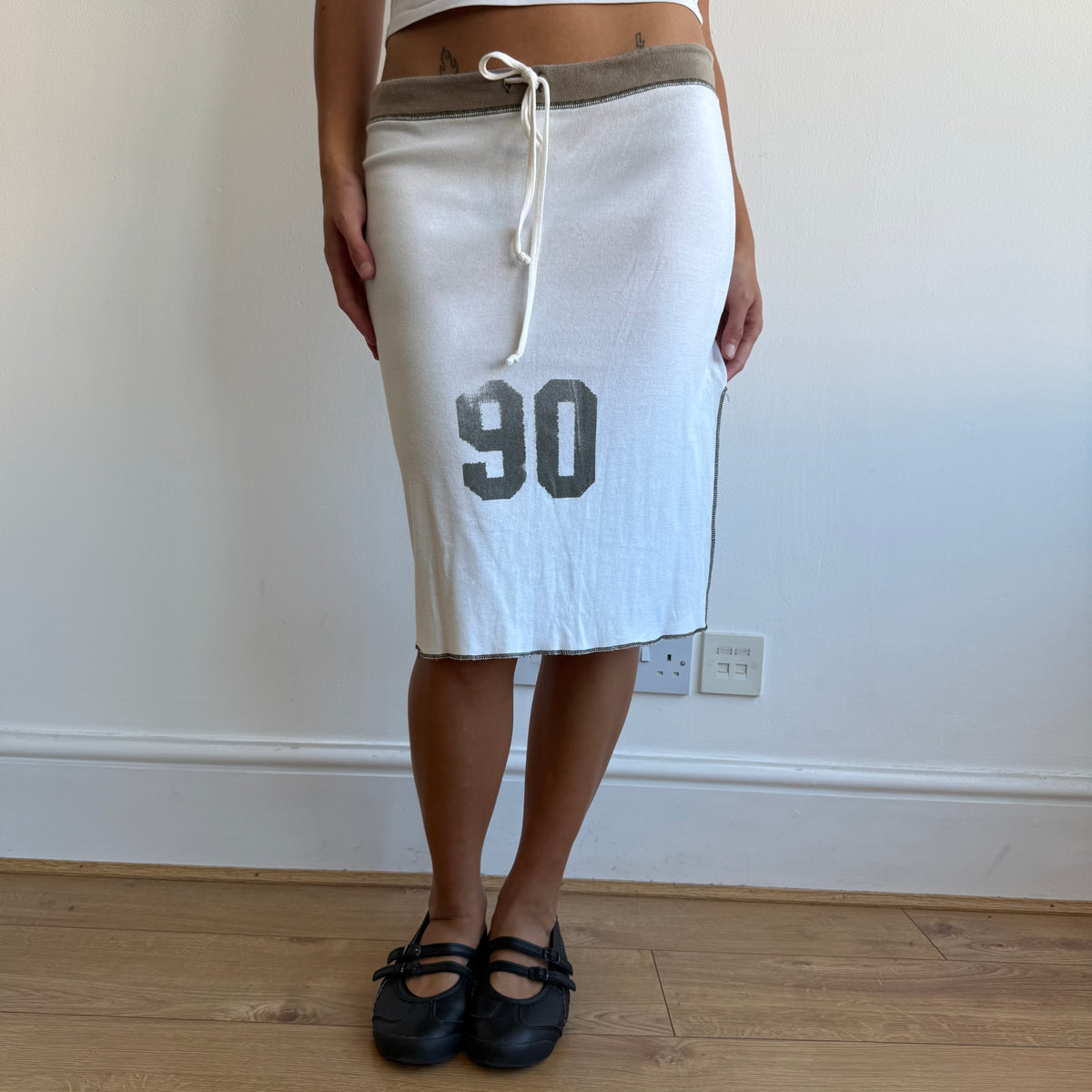 Number 90 graphic midi skirt - Size S-M