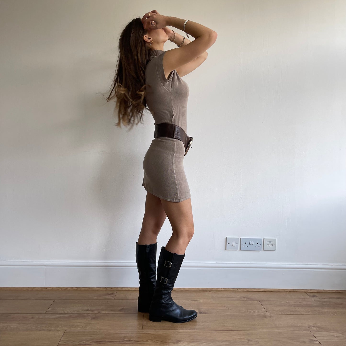 Large brown belt - OS